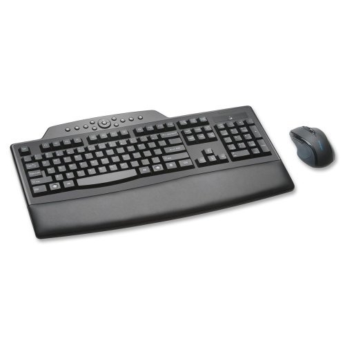 Kensington Pro Fit Comfort Wireless Keyboard and Mouse Combo Set - Ergonomic Desktop Bundle (5-Pack Wholesale Case) - Perfect for Office, Home & Gaming Use