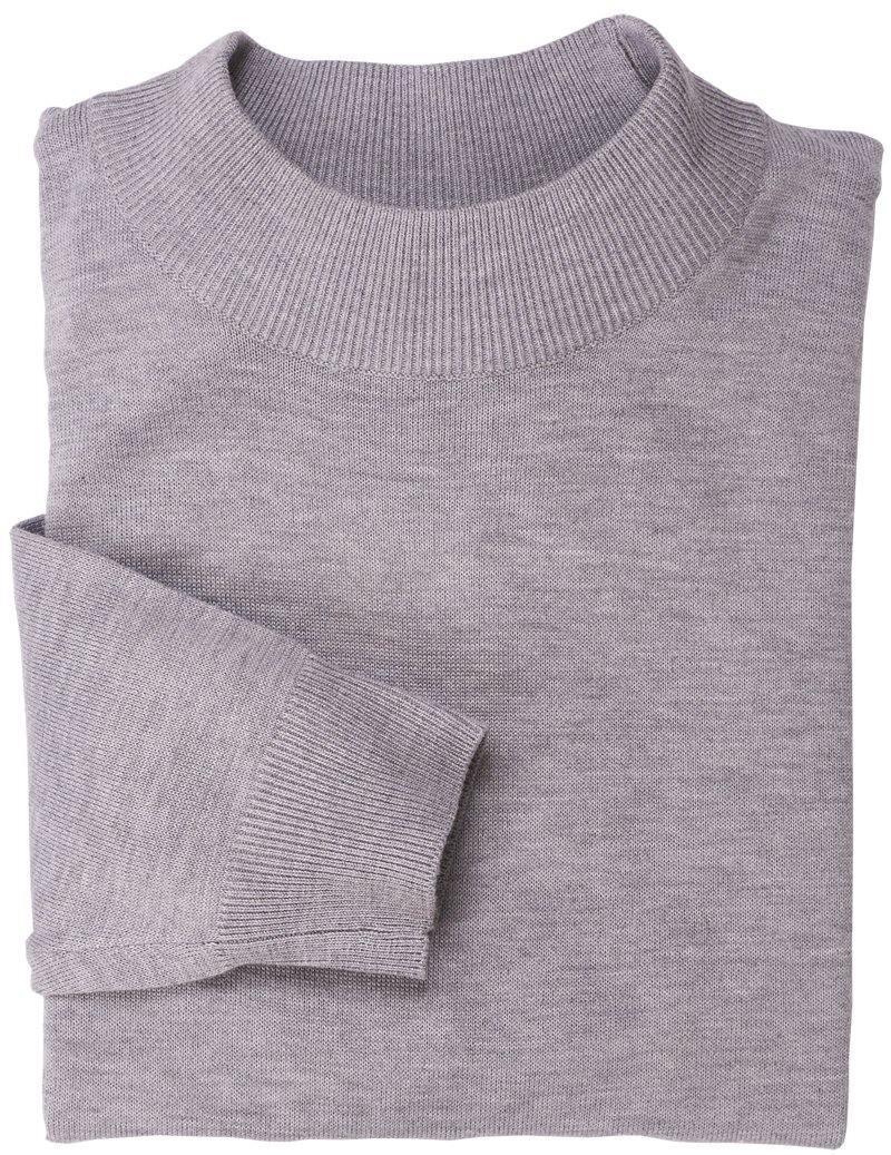 Stylish Mock Neck Sweater in Grey - Perfect for Fall Layering & Casual Outfits | Cozy Winter Pullover for Women & Men