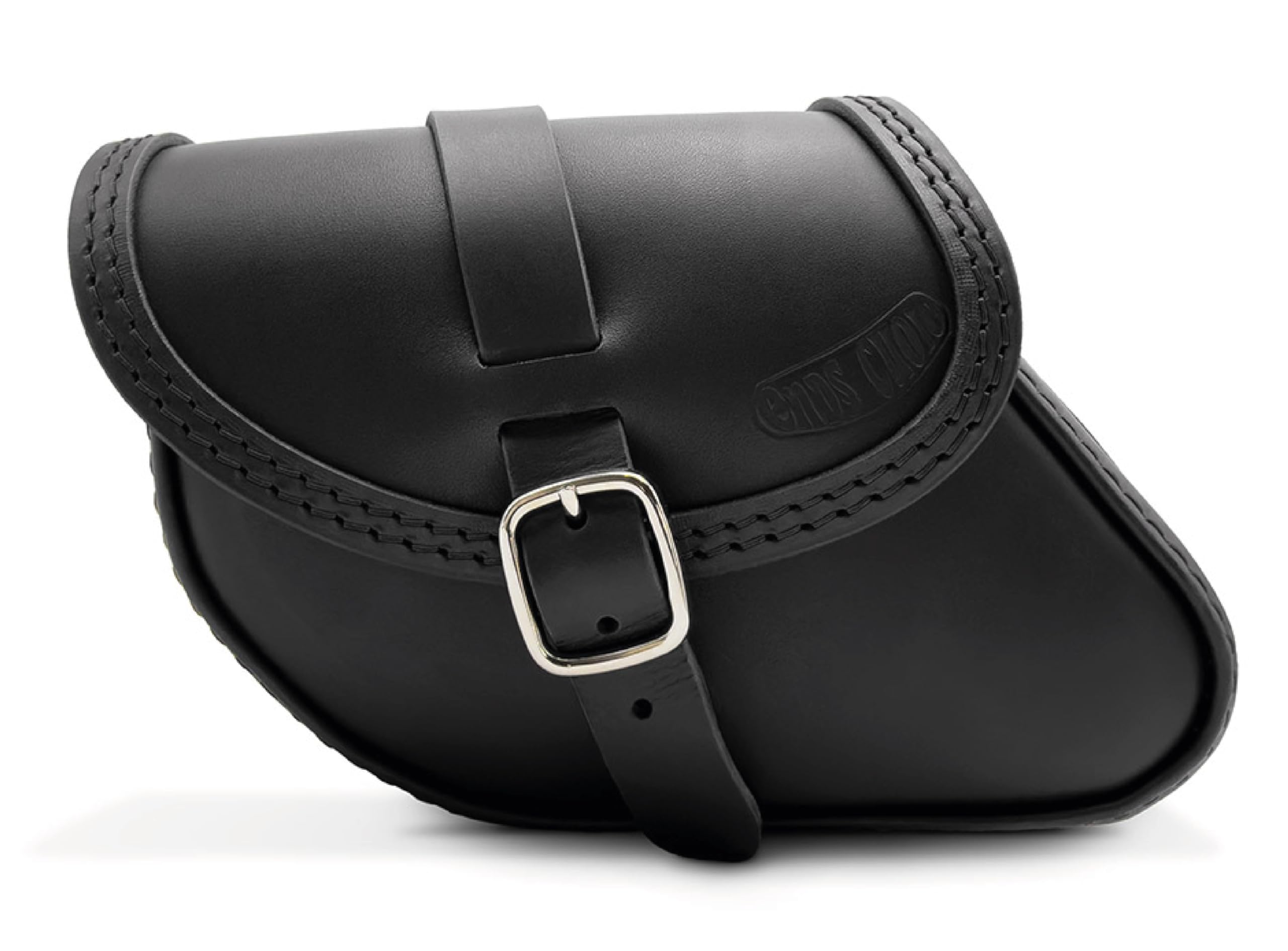 Premium Leather Swingarm Bag for 2015-2025 Indian Scout & Scout Bobber Motorcycles - Fits Scout 101, Classic, Sport & Super Scout Models (Black Stitched) - Perfect for Daily Commuting & Road Trips