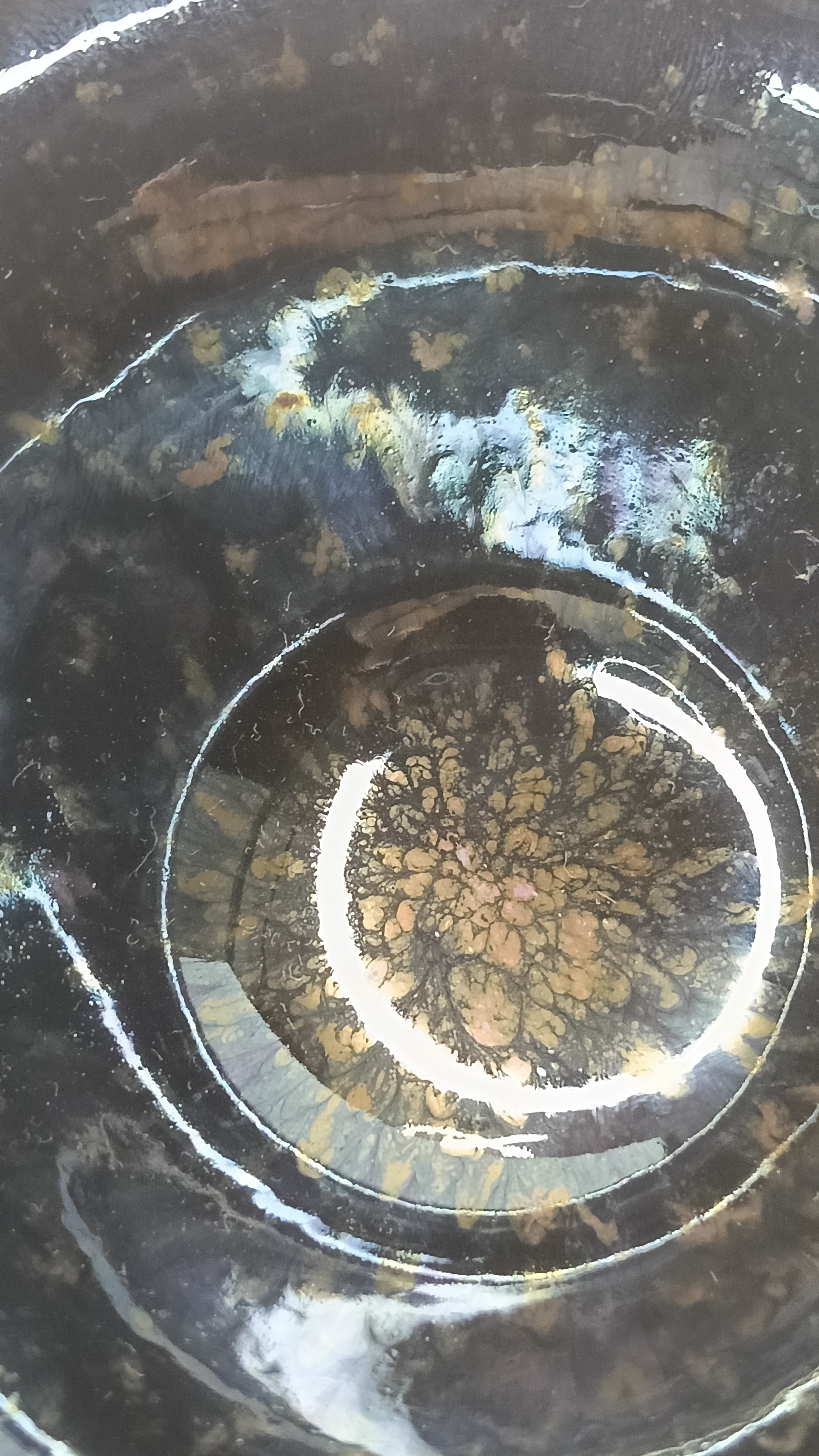 Premium Jianzhan (Tenmoku) Tea Bowls - Handcrafted Jian Ware Blue Aurora Glaze - Authentic Chinese Tea Ceremony Cups for Matcha, Oolong & Herbal Tea - Perfect for Zen Meditation, Gift Giving & Tea Lovers