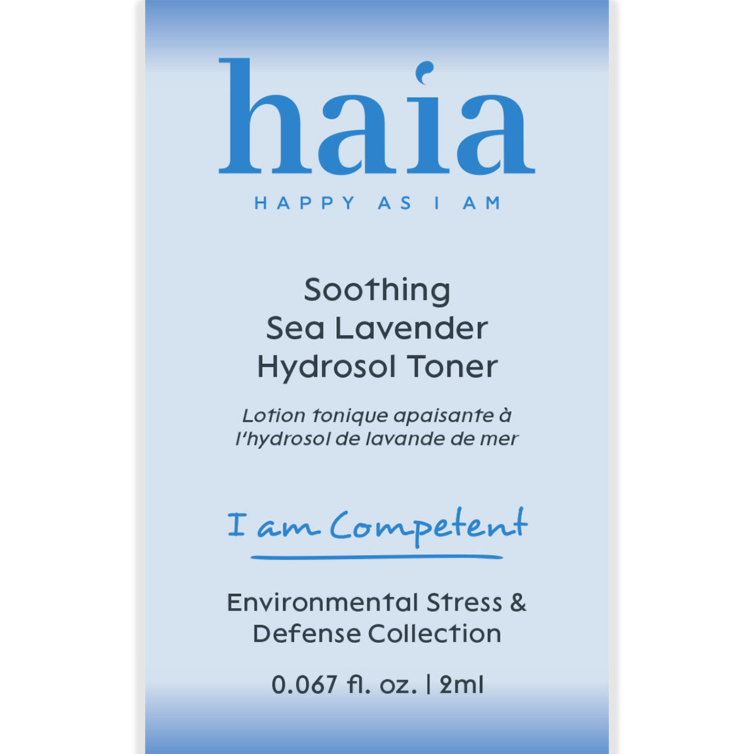 Haia Soothing Sea Lavender Hydrosol Facial Toner for Sensitive Skin | Calming & Hydrating Mist | Perfect for Daily Skincare Routine & Post-Sun Care
