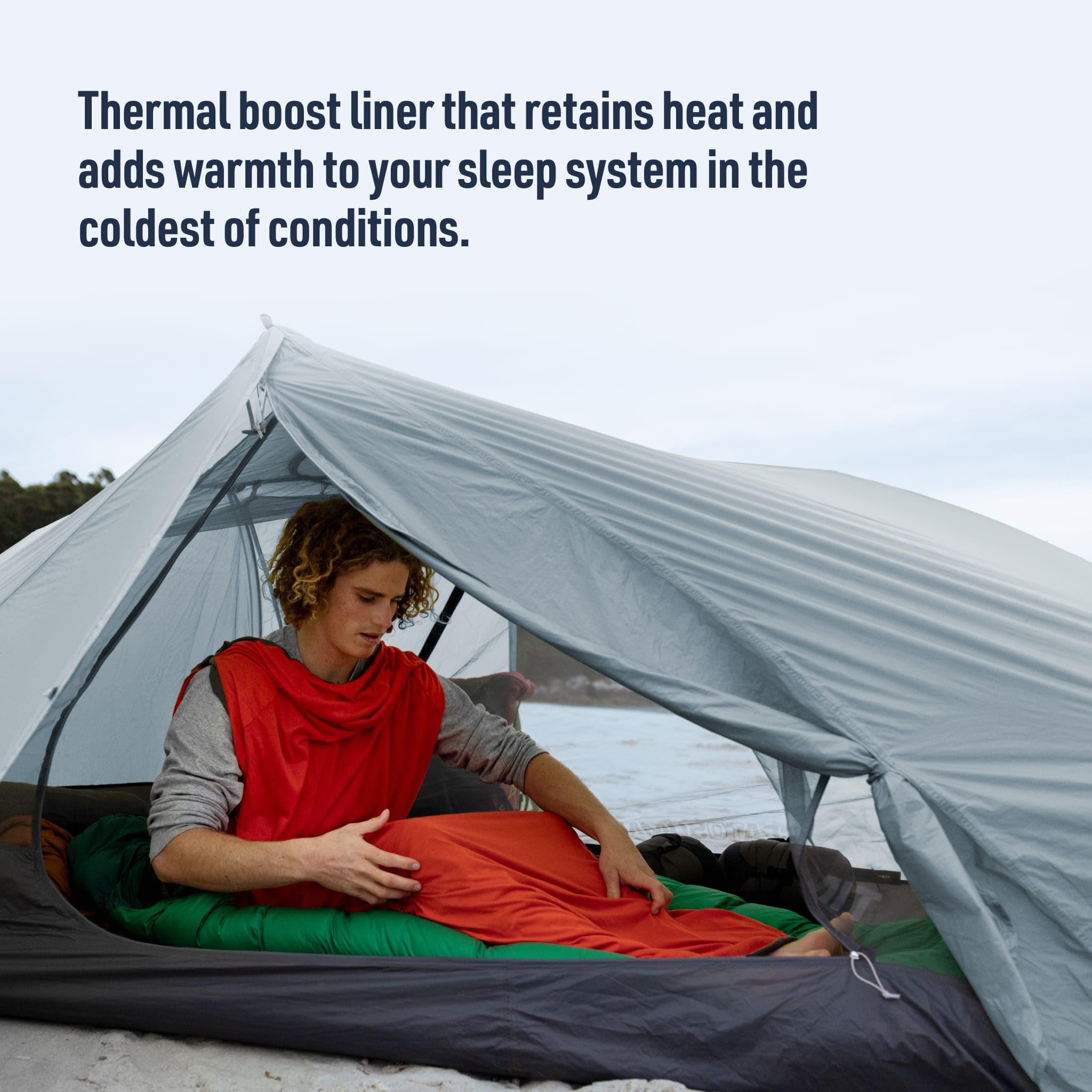Sea to Summit Reactor Insulated Sleeping Bag Liner - Lightweight Thermal Liner for Camping, Backpacking & Cold Weather Travel