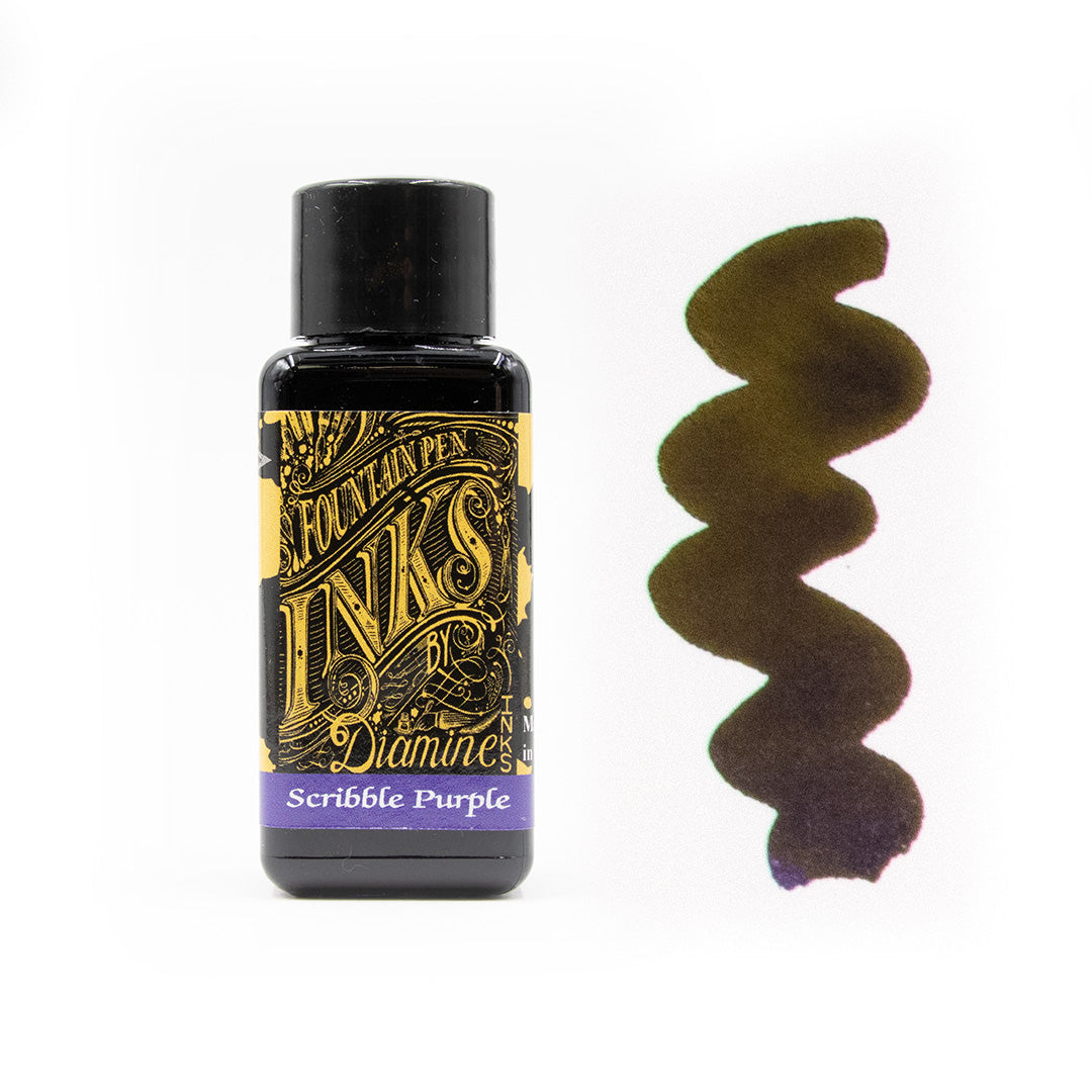 Premium Diamine Fountain Pen Ink 30ml Bottle - Vibrant Colors for Calligraphy, Journaling & Artistic Writing - Perfect for Fountain Pens, Dip Pens & Ink Drawing