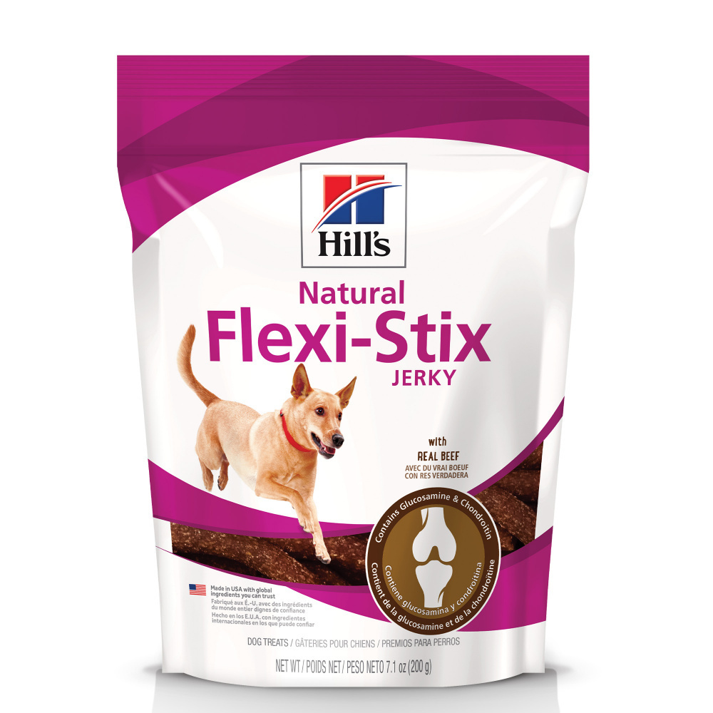 Hill's Science Diet Flexi Stix Beef Jerky Dog Treats - High Protein, Grain Free Training Snacks for Small & Large Dogs - Perfect for Reward, Travel & Outdoor Adventures