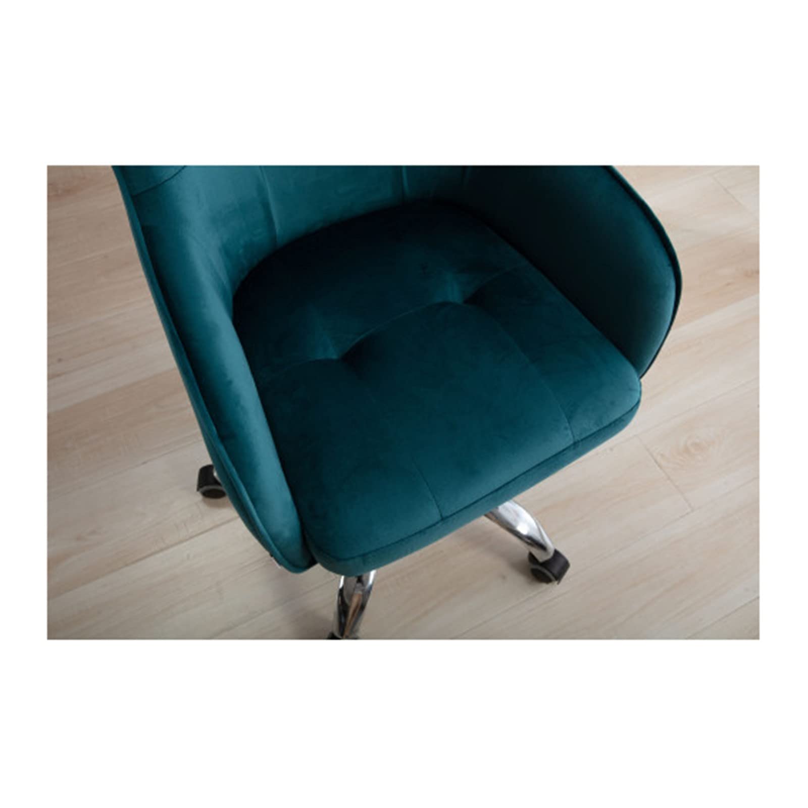 Ergonomic Home Office Chair - Adjustable Swivel Desk Chair with Lumbar Support, Modern Lake Blue Leisure Chair for Living Room & Bedroom - Perfect for Remote Work, Gaming & Study