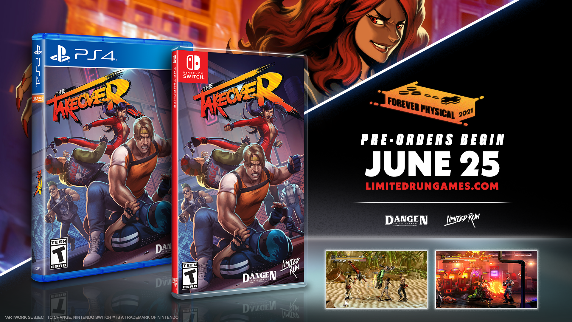 Limited Edition The TakeOver PS4 Game - Action-Packed Beat 'Em Up Adventure for PlayStation 4 - Perfect for Retro Gaming Enthusiasts & Co-op Play Nights