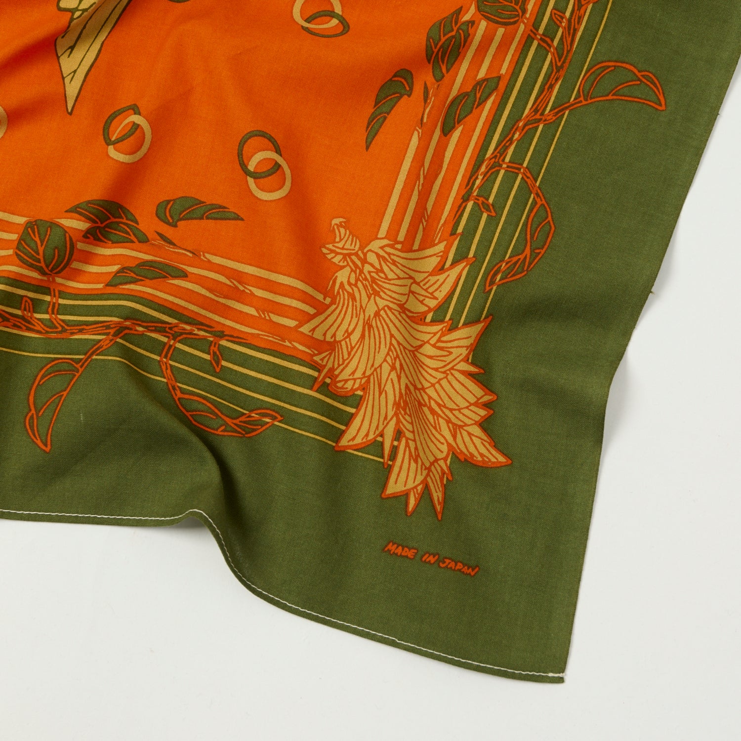Parrot Pea One Ear Dog Bandana - Orange Pet Bandana for Small & Medium Dogs - Perfect for Daily Walks, Pet Photos & Special Occasions