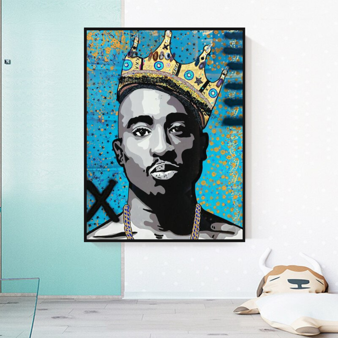 Tupac Poster - Authentic Music Memorabilia & Hip Hop Collectibles for Fans - Perfect for Bedroom, Office & Man Cave Decor