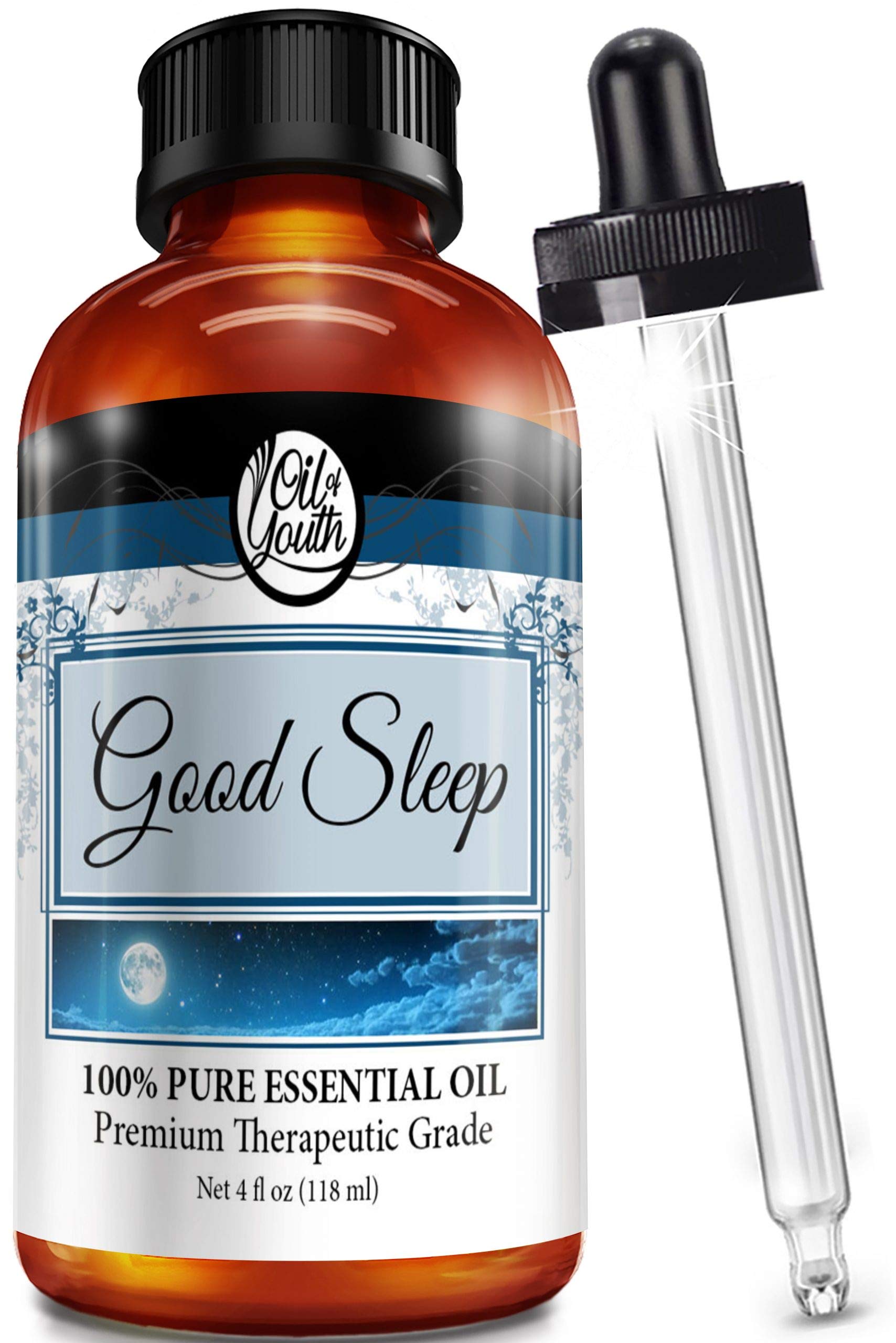 Youth Oil 4oz Bulk Therapeutic Grade Essential Oil - Pure & Natural Sleep Blend for Diffusers - Promotes Relaxation & Deep Sleep - Perfect for Bedtime, Meditation & Stress Relief