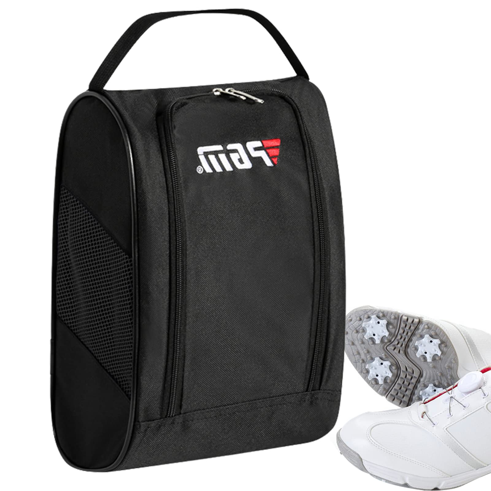 **Breathable Golf Shoe Travel Bag with Ventilation – Lightweight Sports Shoe Carrier for Golf, Baseball & Soccer – Perfect for Tees, Balls & Accessories – Ideal for Travel, Gym & Outdoor Sports**