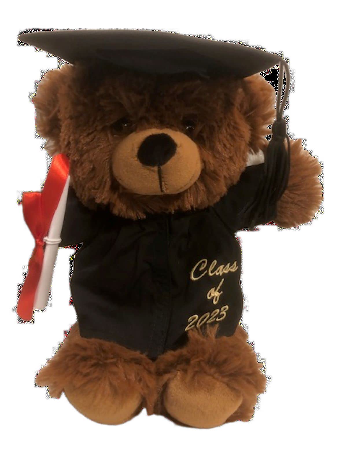 Personalized Graduation Bear Plush for Class of 2024 - Custom Monogram Embroidery Gift for Preschool & Kindergarten Graduation - Perfect Graduation Party Favors & School Keepsakes