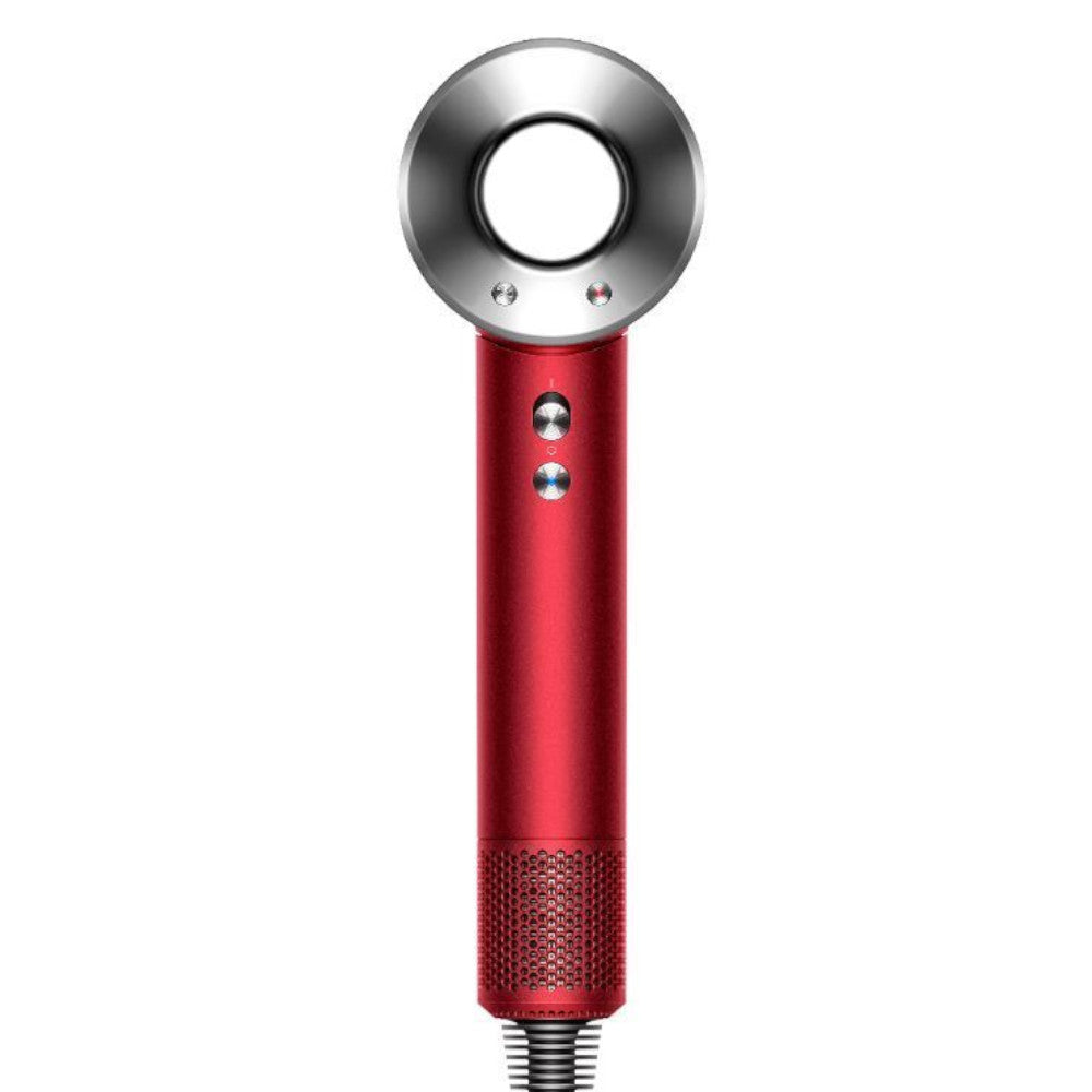 Dyson Supersonic Hair Dryer HD07 - Refurbished Red & Nickel with 1 Year Warranty | Professional Salon Quality Blow Dryer for Home & Travel Use