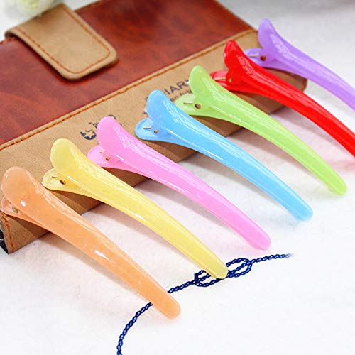 Translucent Jelly Hair Clips - 10pcs Colorful Hair Candy Barrettes for Thick Hair | Soft Hairpins for Women & Girls | Perfect for School, Work, Parties & Everyday Styling (Random Colors, One Size)