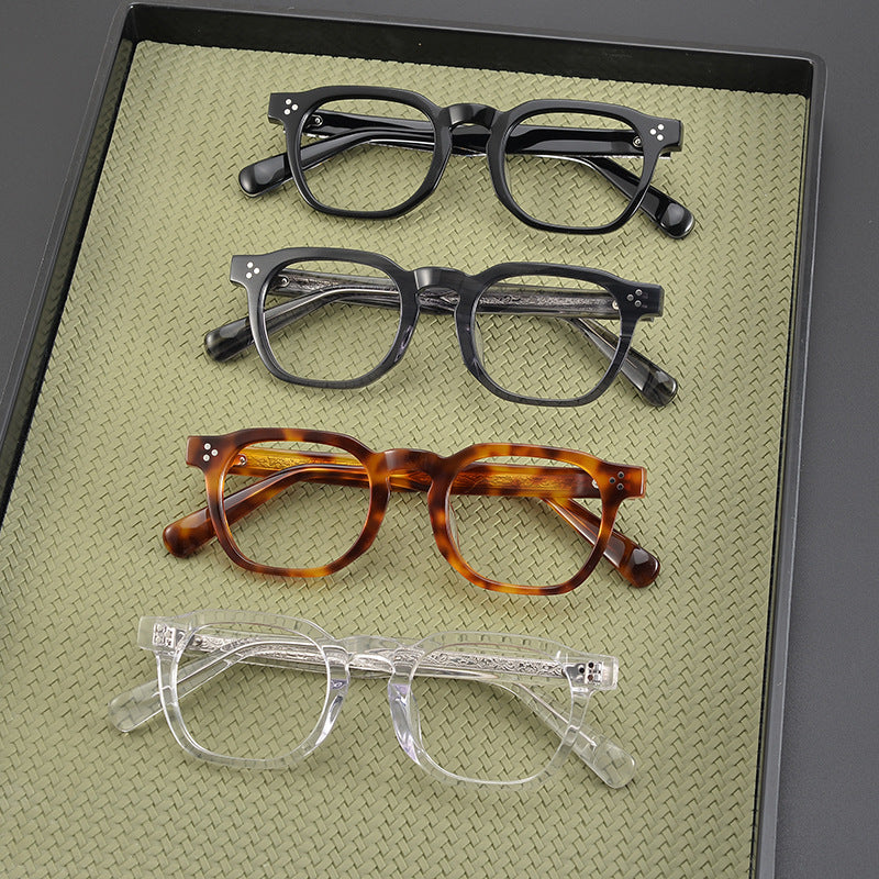 Stylish Acetate Square Glasses Frames 527 - Lightweight & Durable Eyewear for Men & Women - Perfect for Reading, Working & Fashion Accessories
