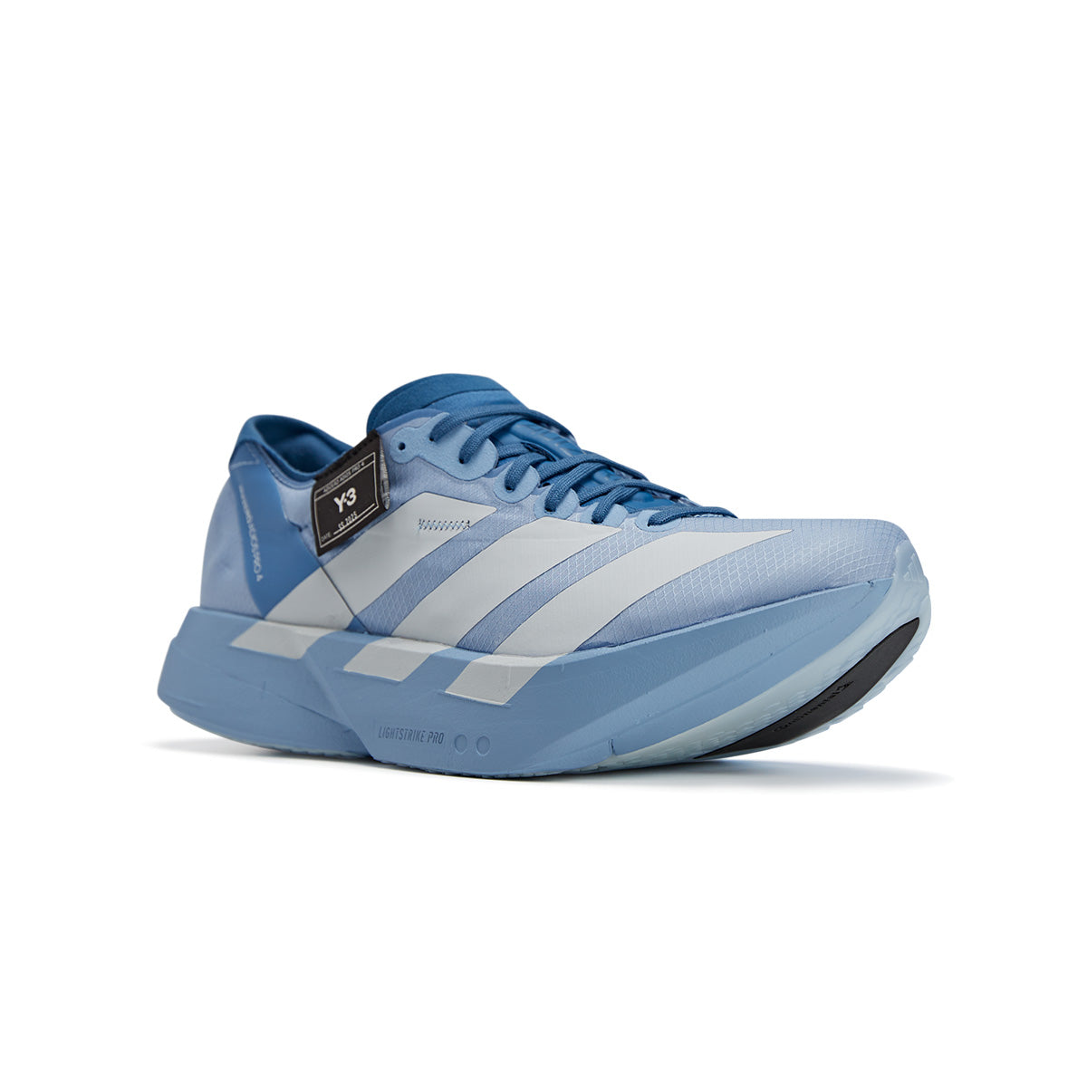 Adidas Adizero Adios Pro 4 Running Shoes - Lightweight Carbon Fiber Racing Sneakers for Men & Women (Ash Blue) | Perfect for Marathon Training & Road Racing