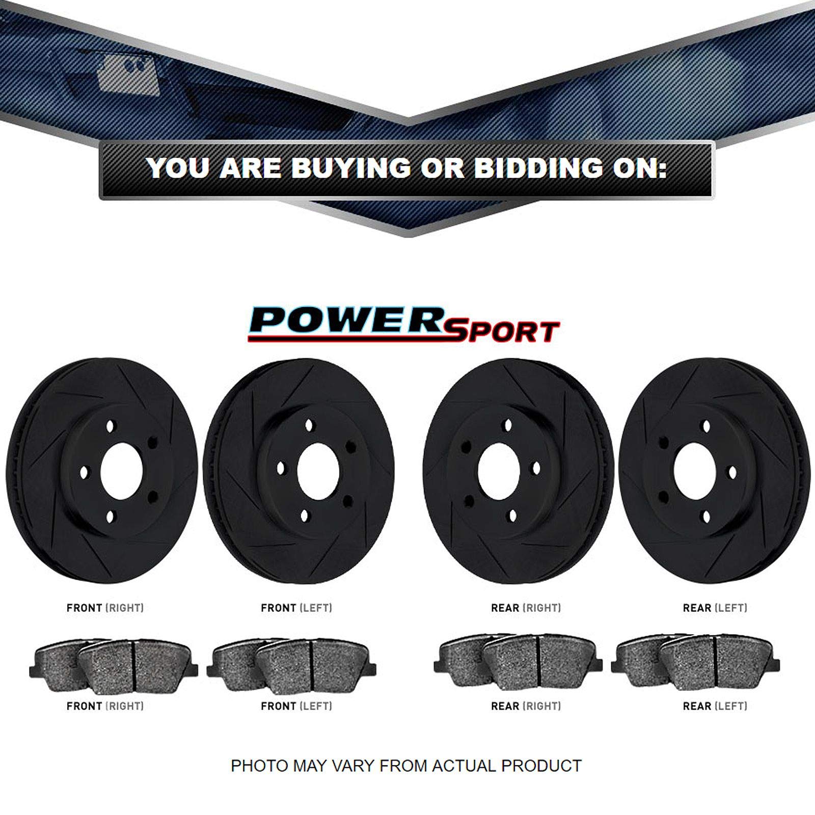 Premium Ceramic Brake Pads & Rotors Kit - Front & Rear Brake System for 2000-2005 Toyota MR2 Spyder | High-Performance Braking | Perfect for Daily Driving & Track Use