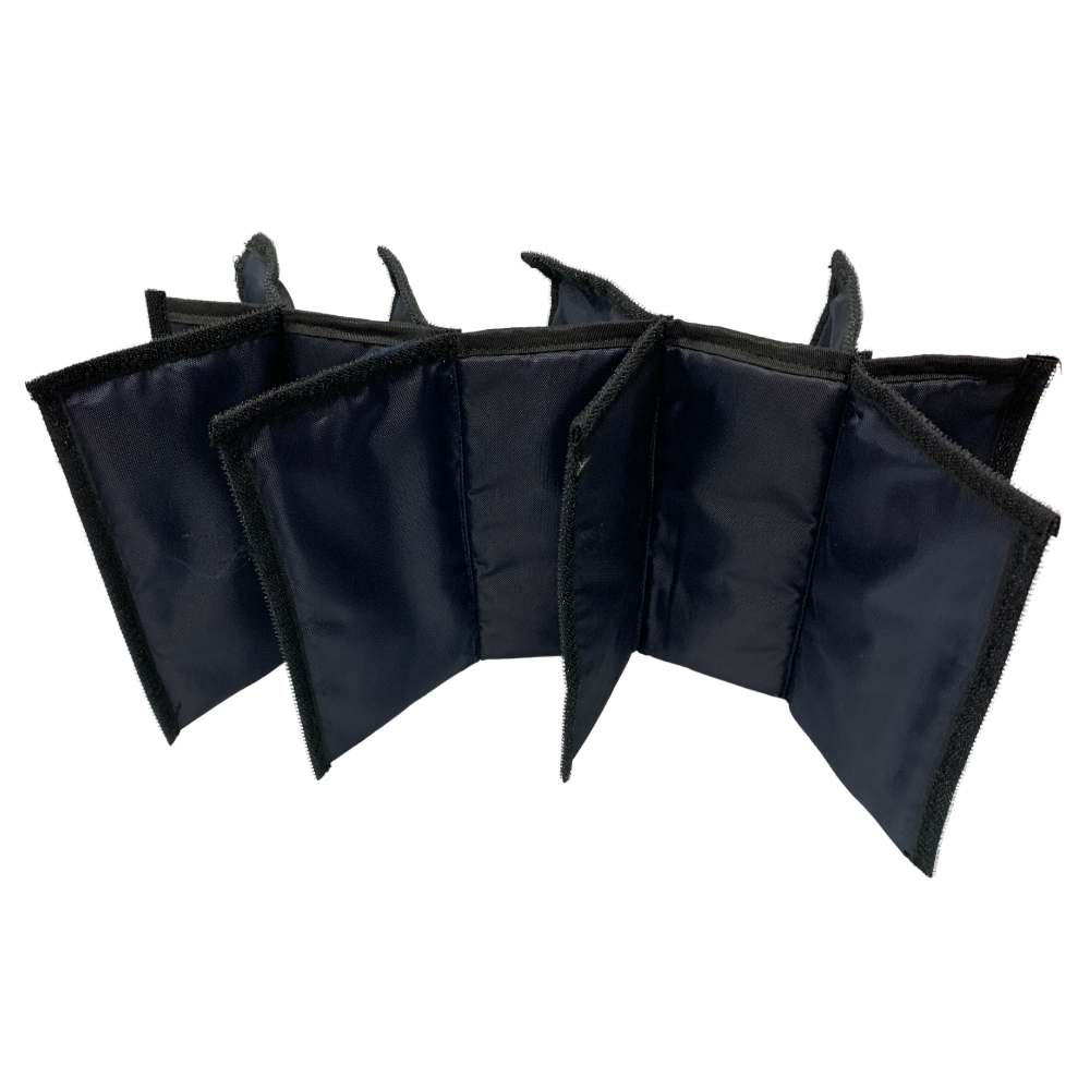 R80 Insulated Cooler Bag with 10 Reusable Water Bottles (Red/Black) - Perfect for Camping, Picnics & Outdoor Adventures