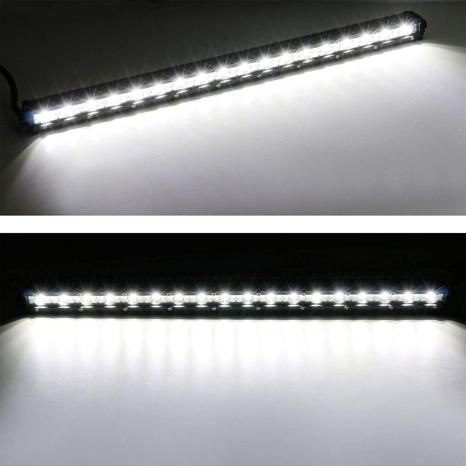 iJDMTOY 25-Inch LED Light Bar for 2007-2013 Toyota Tundra - 72W High Power Off-Road Lighting with Hidden Mount Brackets & Wiring Kit - Perfect for Off-Roading, Night Driving, and Truck Customization
