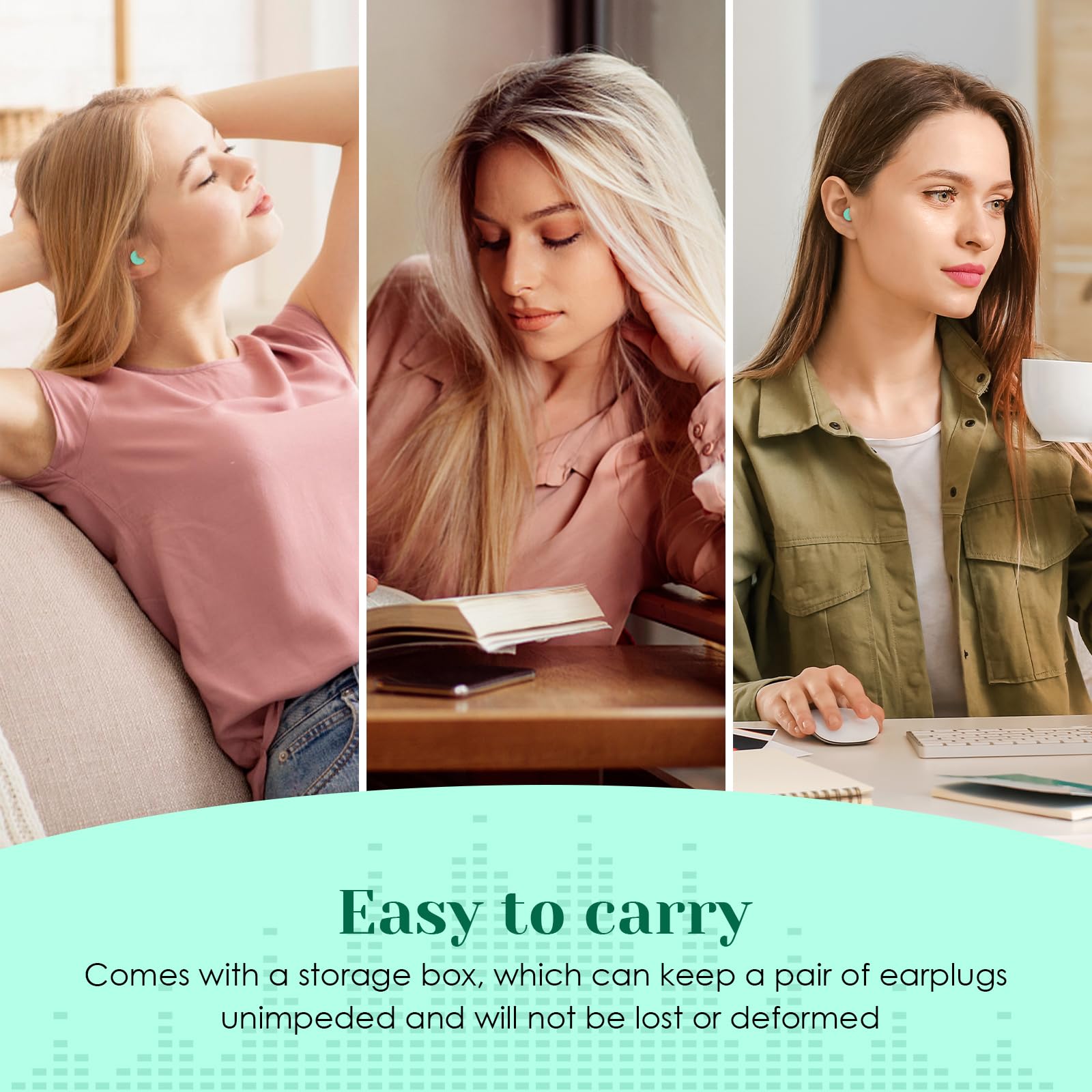 60 Pairs Soft Foam Ear Plugs for Sleeping & Noise Cancelling - Comfortable Hearing Protection for Work, Travel & Study