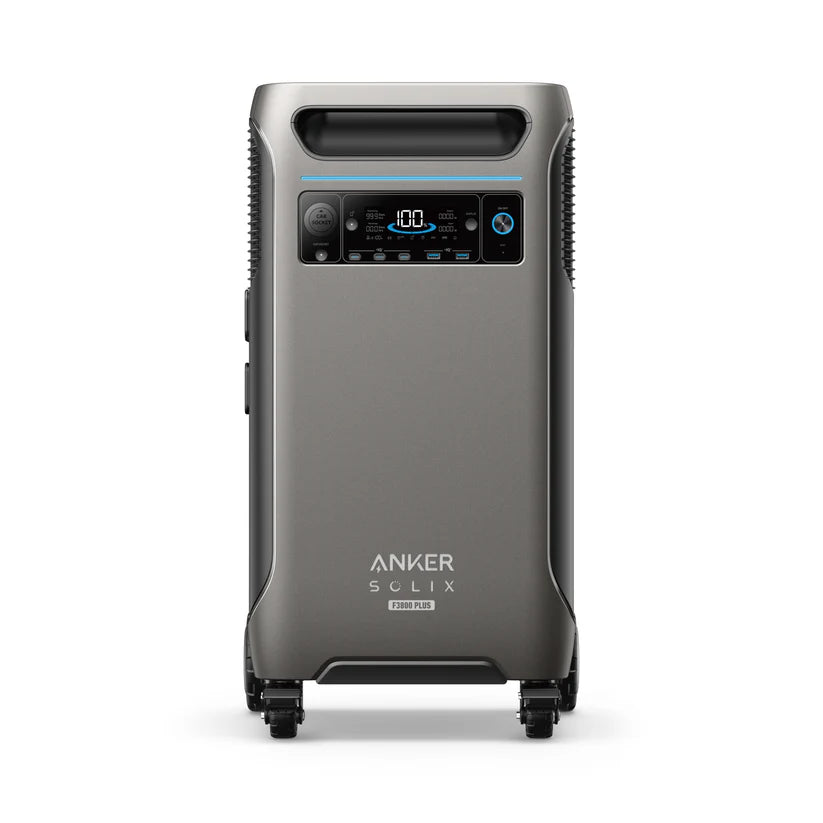 Anker SOLIX 2 x F3800 Plus Portable Power Station with Double Power Hub - Solar Generator for Camping, RV, Home Backup & Outdoor Adventures