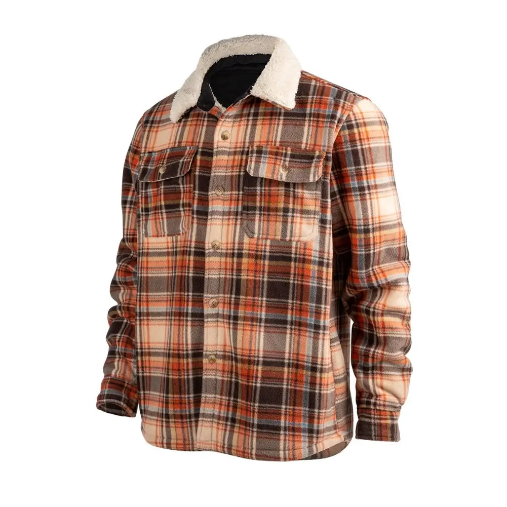 Men's Flannel Jacket - Soft Plaid Shirt Jacket for Men, Lightweight & Warm Outdoor Wear - Perfect for Camping, Hiking & Casual Fall Fashion