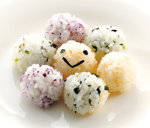 Richell Outing Lunch Kun Bite Rice Ball Maker with Case 45410 - Perfect for Picnics, Bento Boxes & On-the-Go Snacks