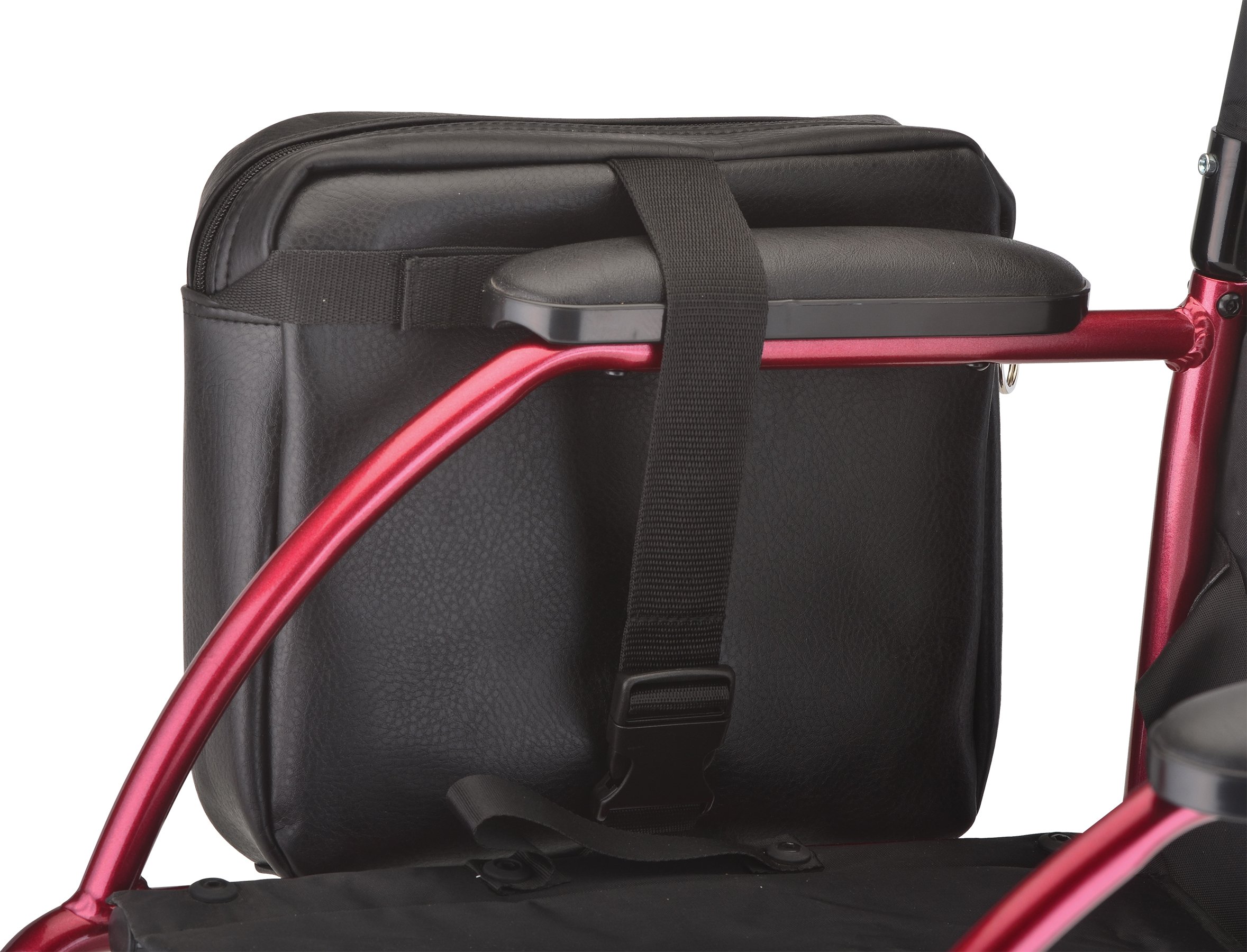 NOVA Universal Walker and Baby Stroller Bag - Waterproof Transport Chair Storage Organizer with Pockets, Black | Perfect for Travel, Shopping, and Outdoor Activities