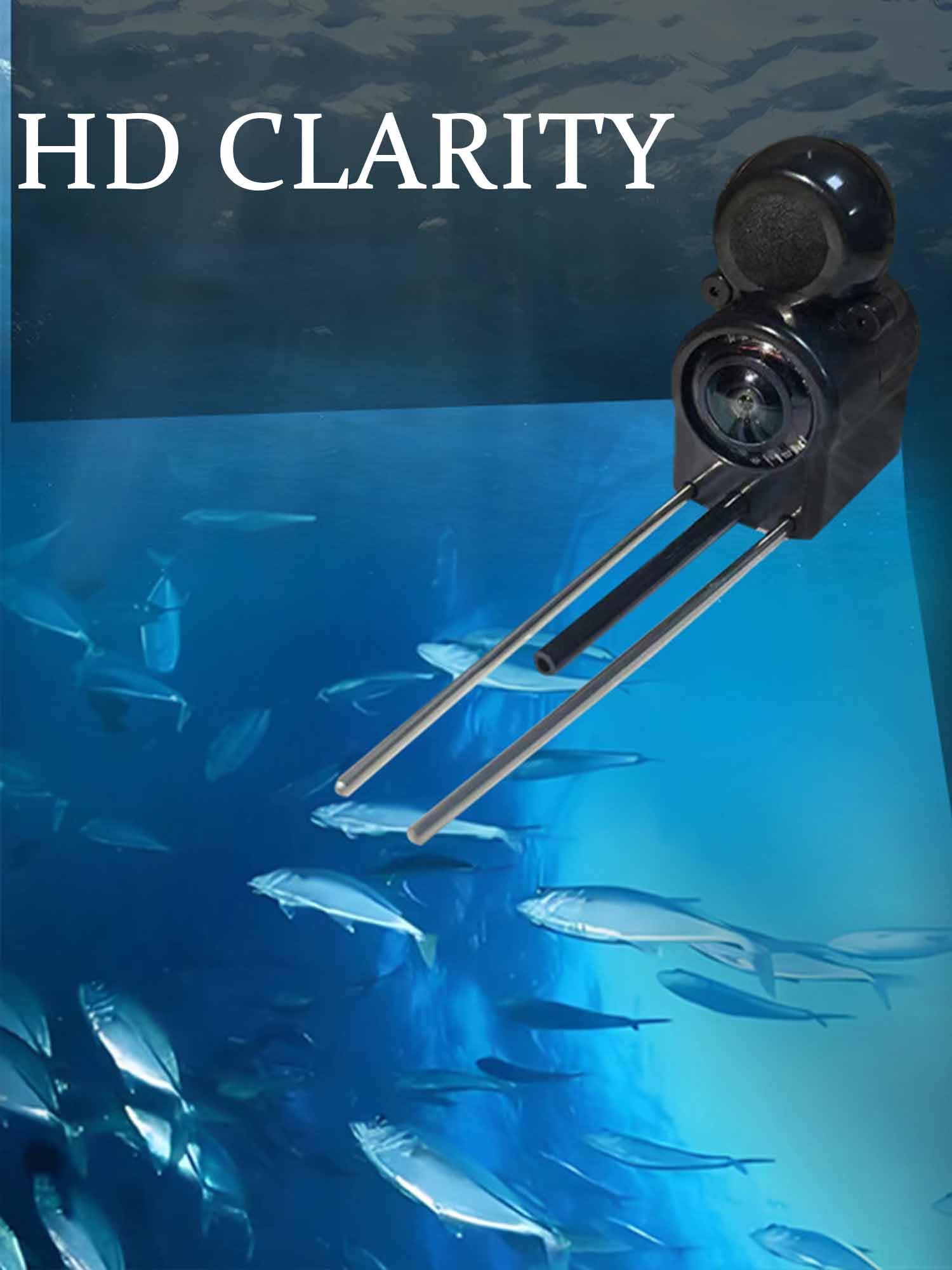 **4K Underwater Fishing Camera with 4.3