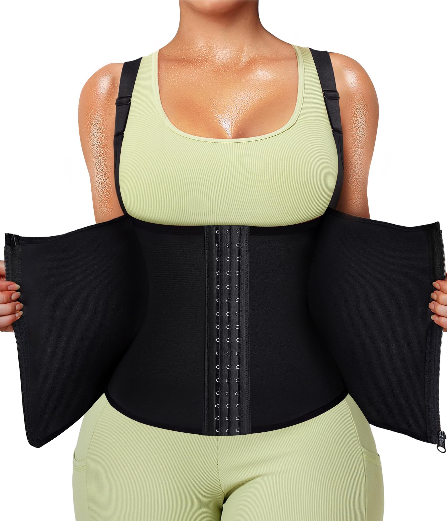 Women's Sauna Suit for Weight Loss - Sweat Workout Suit for Women - Full Body Sauna Vest for Detox & Fitness - Perfect for Gym, Running & Home Workouts