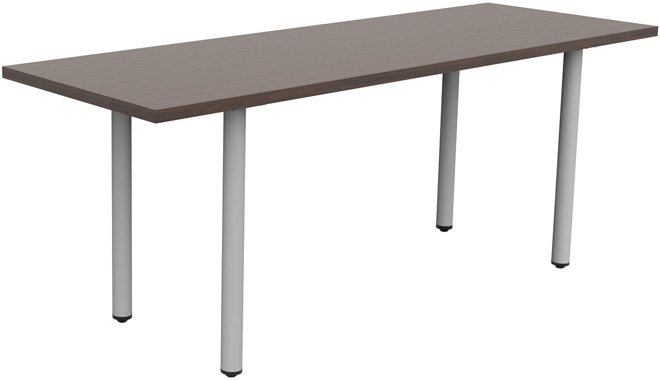 Safco JURNI 72 x 24 Multi-Purpose Table with Post Leg and Glides - Heavy Duty Work Table for Office, Classroom, Conference Room, and Home Use [JN7224NFXPGL]
