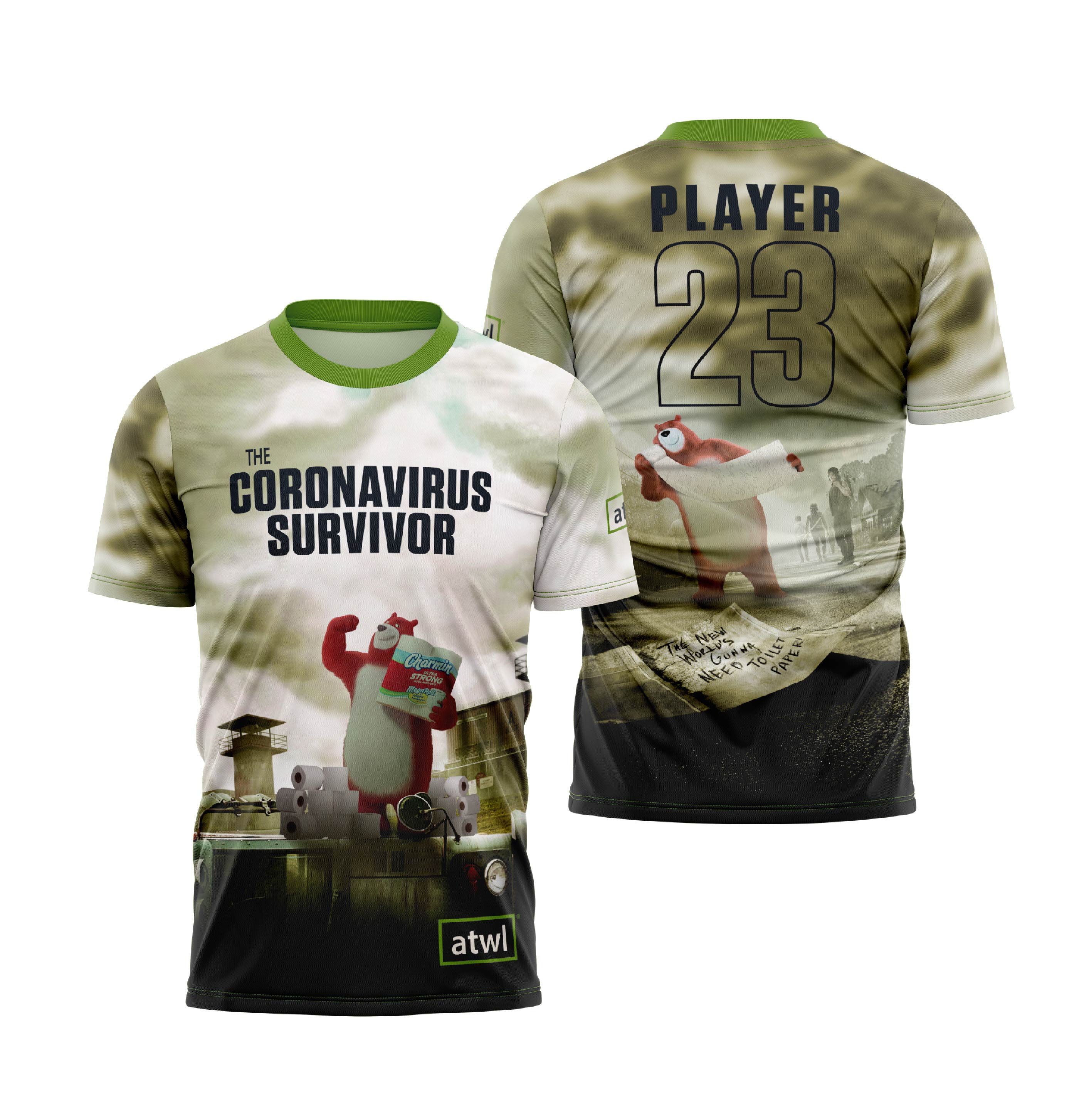 Coronavirus Survivor Men's Jersey - Comfortable & Stylish T-Shirt for Everyday Wear - Perfect for Gym, Workout, and Casual Outfits