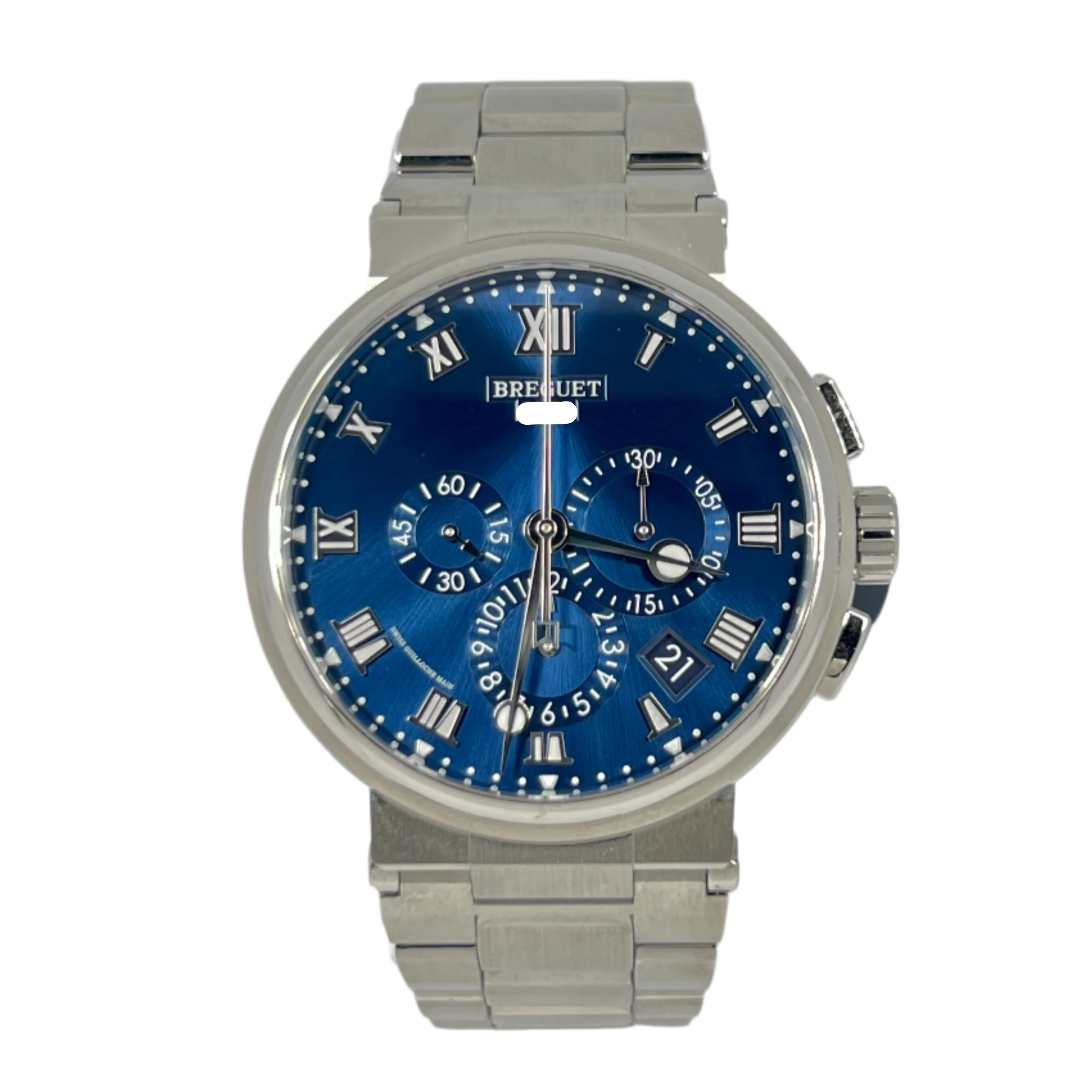 Breguet Marine 5527 Titanium Chronograph Men's Watch - Luxury Dive & Sports Timepiece for Business, Yachting & Formal Occasions
