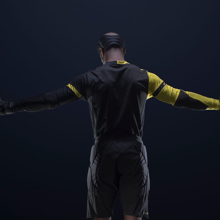 Storelli Exoshield GK Gladiator Jersey - Goalkeeper Soccer Jersey with Protective Padding - Perfect for Training & Matches