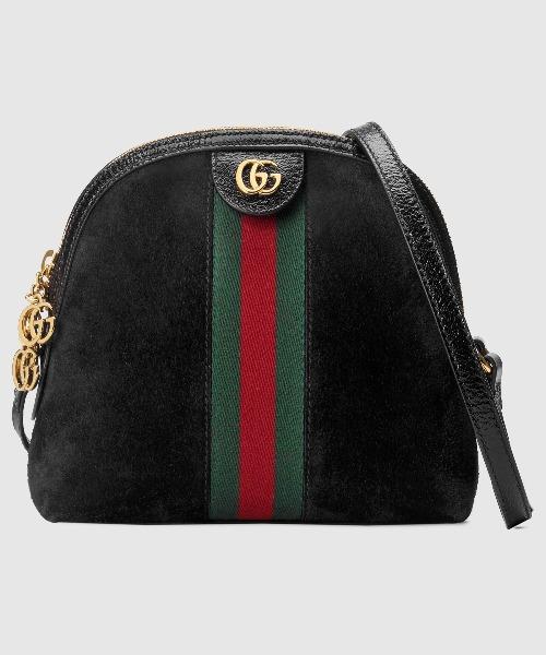 Gucci Ophidia Small Shoulder Bag for Women - Black Leather Crossbody Purse | Perfect for Work, Travel & Evening Out