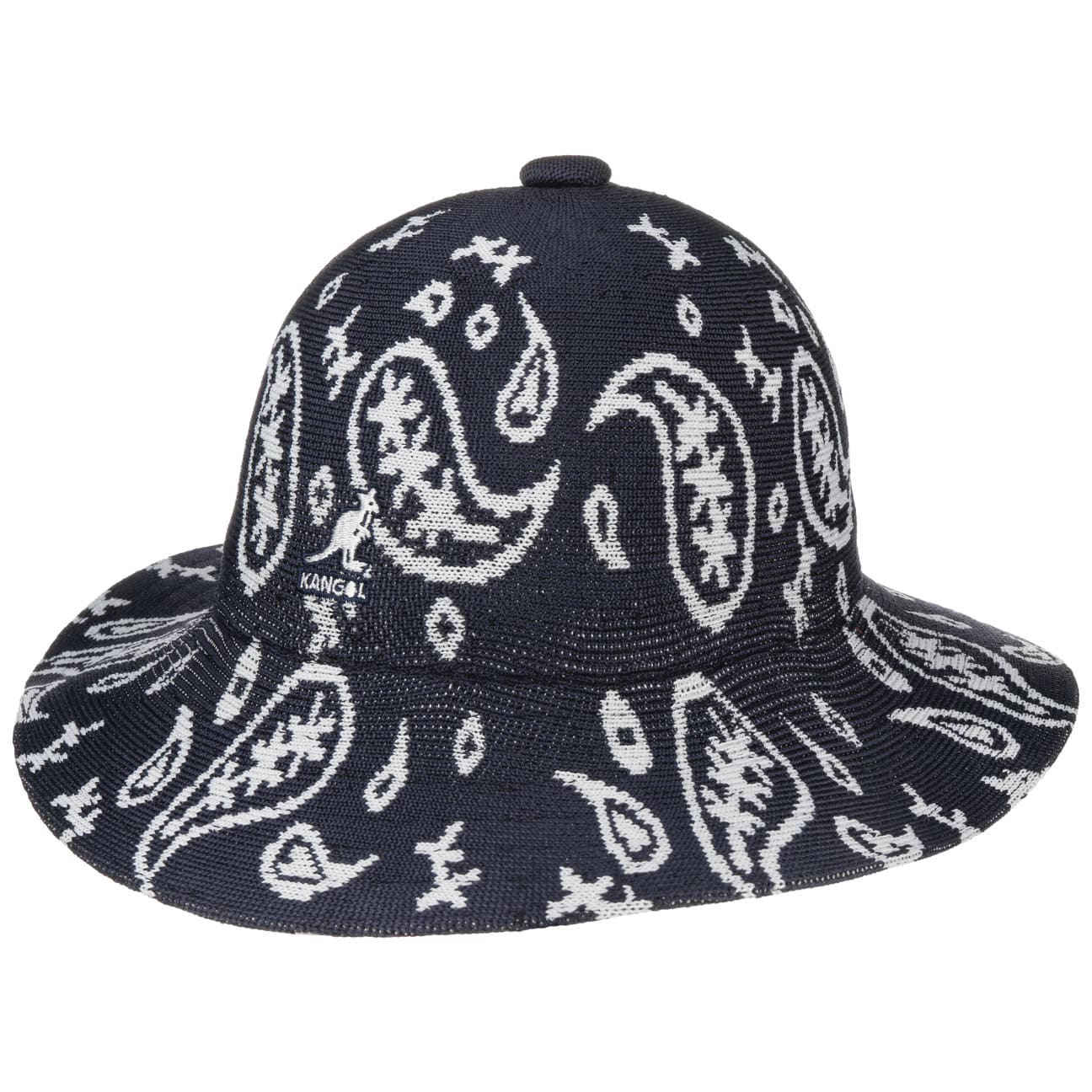 Stylish Kangol Paisley Wide Brim Sun Hat for Women - Summer Beach Hat, Outdoor Travel & Fashion Accessory