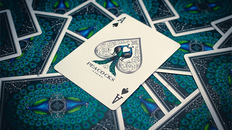 Premium Peacock-Themed Playing Cards - Elegant Design for Poker, Magic Tricks & Game Nights - Perfect for Parties, Gifts & Collectors