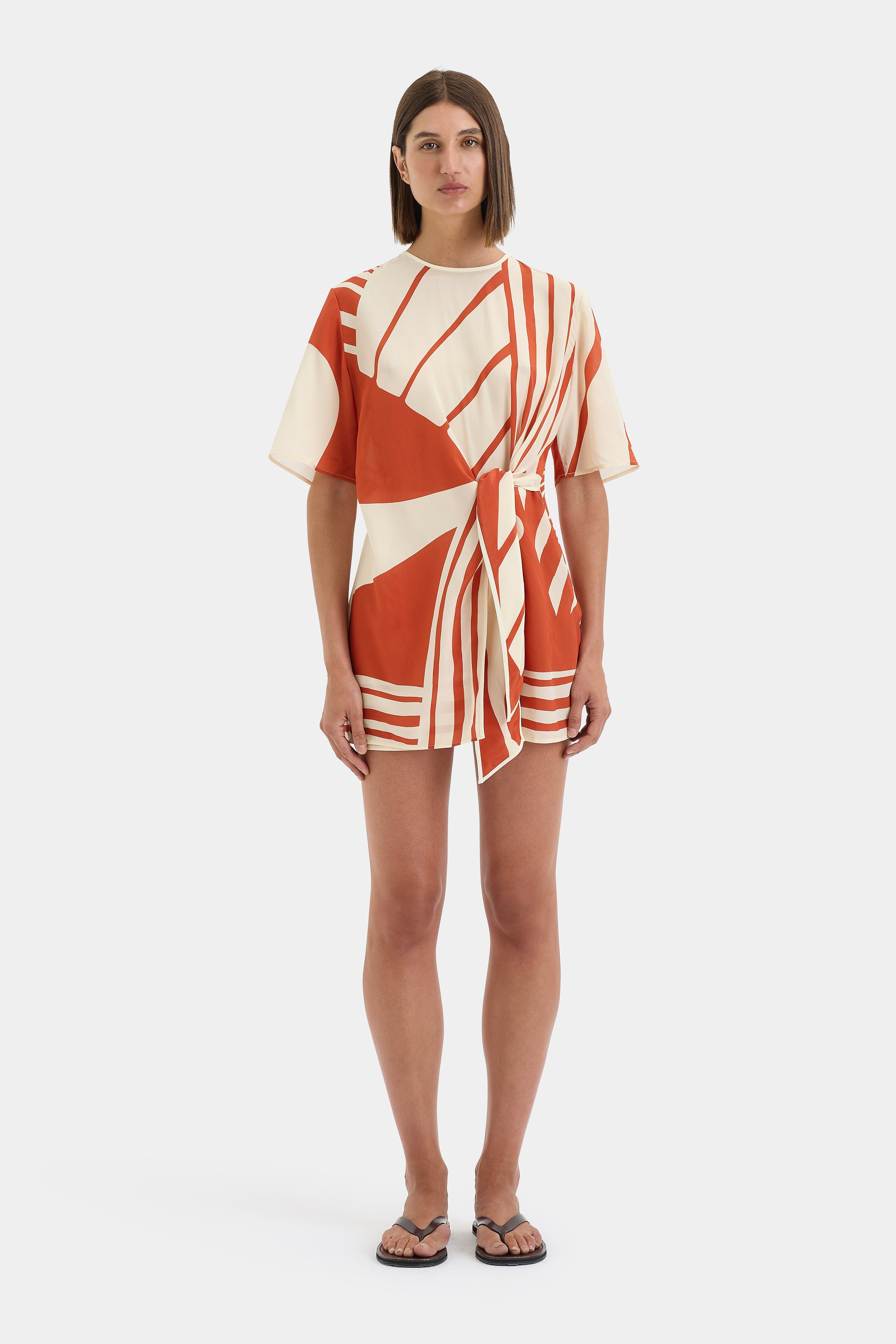 Elegant Calla Mini Dress for Women - Flowy Summer Party Dress with Pockets - Perfect for Weddings, Dates & Night Out
