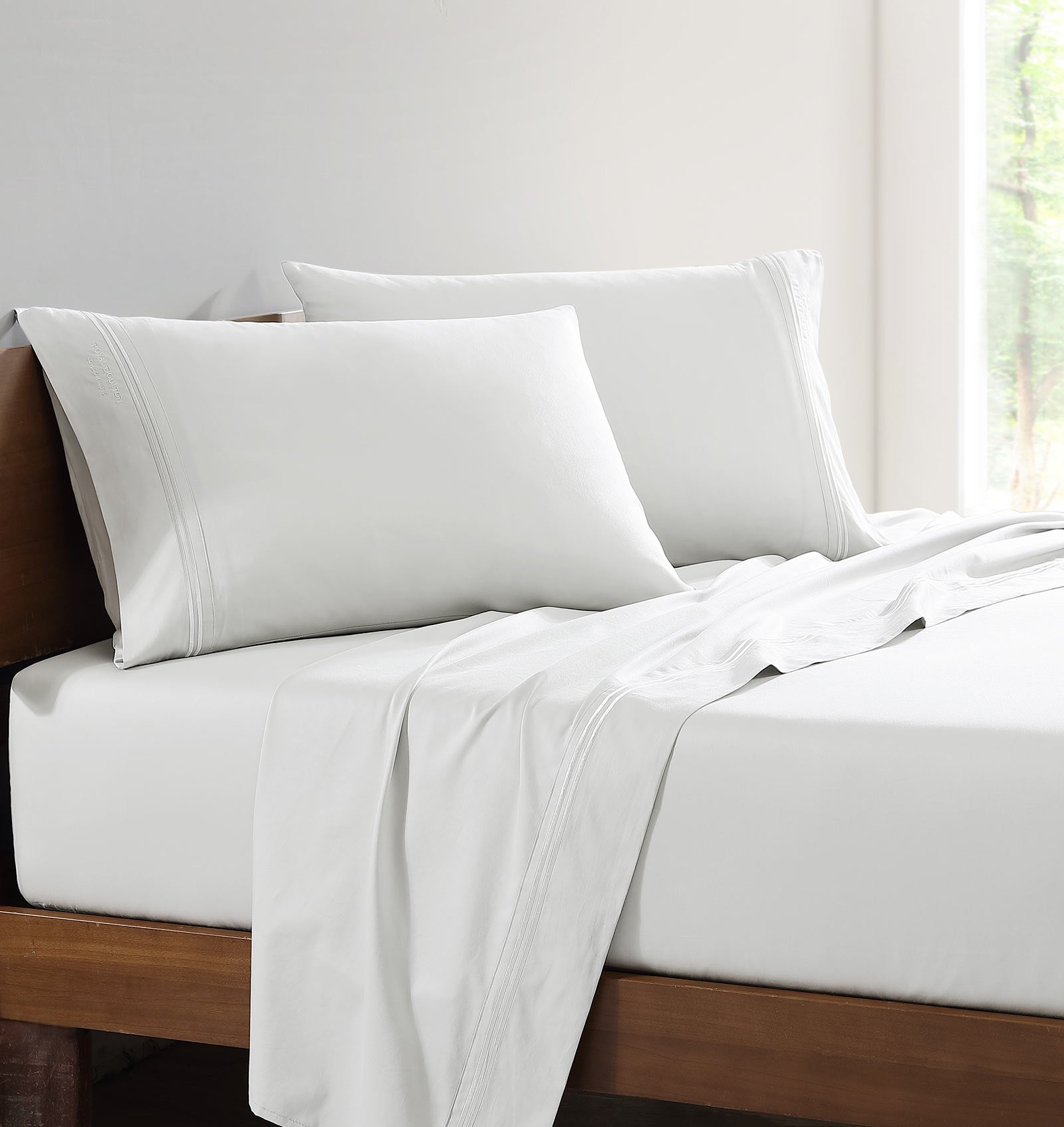 Royal Doulton 500 Thread Count Luxury Sheet Set - Ultra Soft & Breathable Bedding for Hotel-Like Comfort - Perfect for Master Bedrooms, Guest Rooms & Airbnb Listings