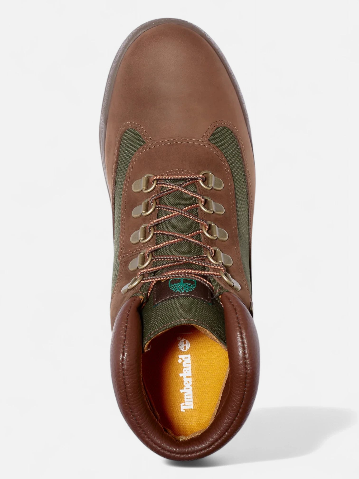 Timberland Field Boots for Men - Brown Leather Hiking & Work Boots - Durable Outdoor & Casual Wear
