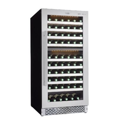 Europace EWC 8121S 120 Bottle Dual Zone Wine Cooler Refrigerator - Perfect for Home Bars, Restaurants, and Wine Cellars