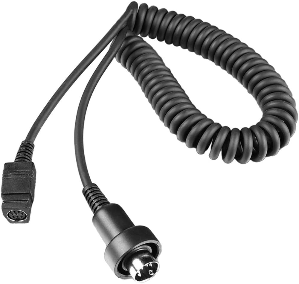 J&M Corporation HC-PBV P-Series 8-Pin Headset Replacement Cord - 1 Pack - Compatible with Aviation & Communication Headsets - Perfect for Pilots, Air Traffic Controllers & Call Centers