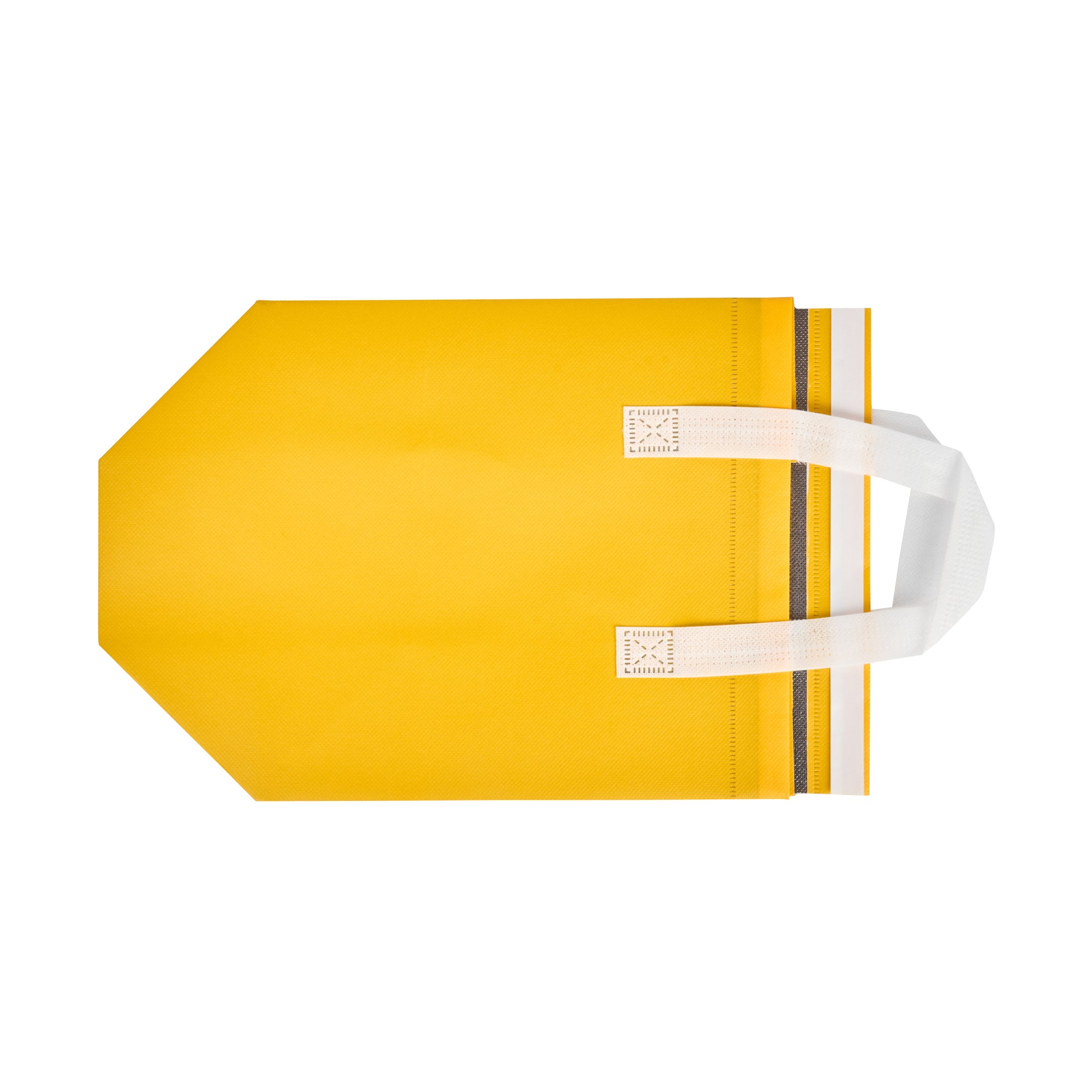Insulated Yellow Takeout Bags - Tamper Evident Food Delivery Bags (9.5