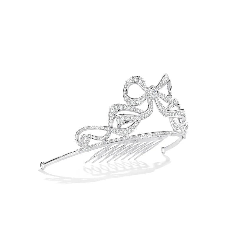 Grace Mini Tiara with Comb - Elegant Hair Accessory for Weddings, Prom & Special Occasions | Perfect Bridal Crown for Women & Girls