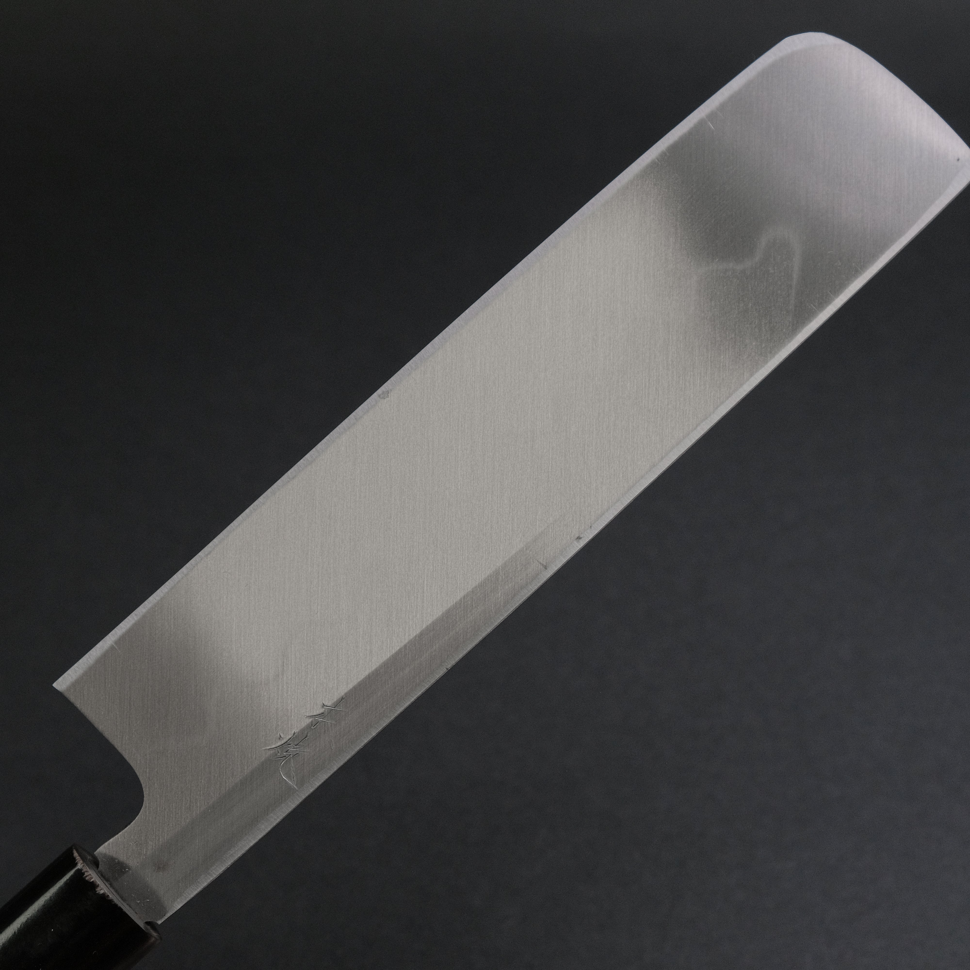 Premium Vintage Honyaki Usuba Knife 210mm - Morihei Hisamoto Japanese Chef Knife with Ebony Handle - Perfect for Sushi, Vegetables & Precision Cutting