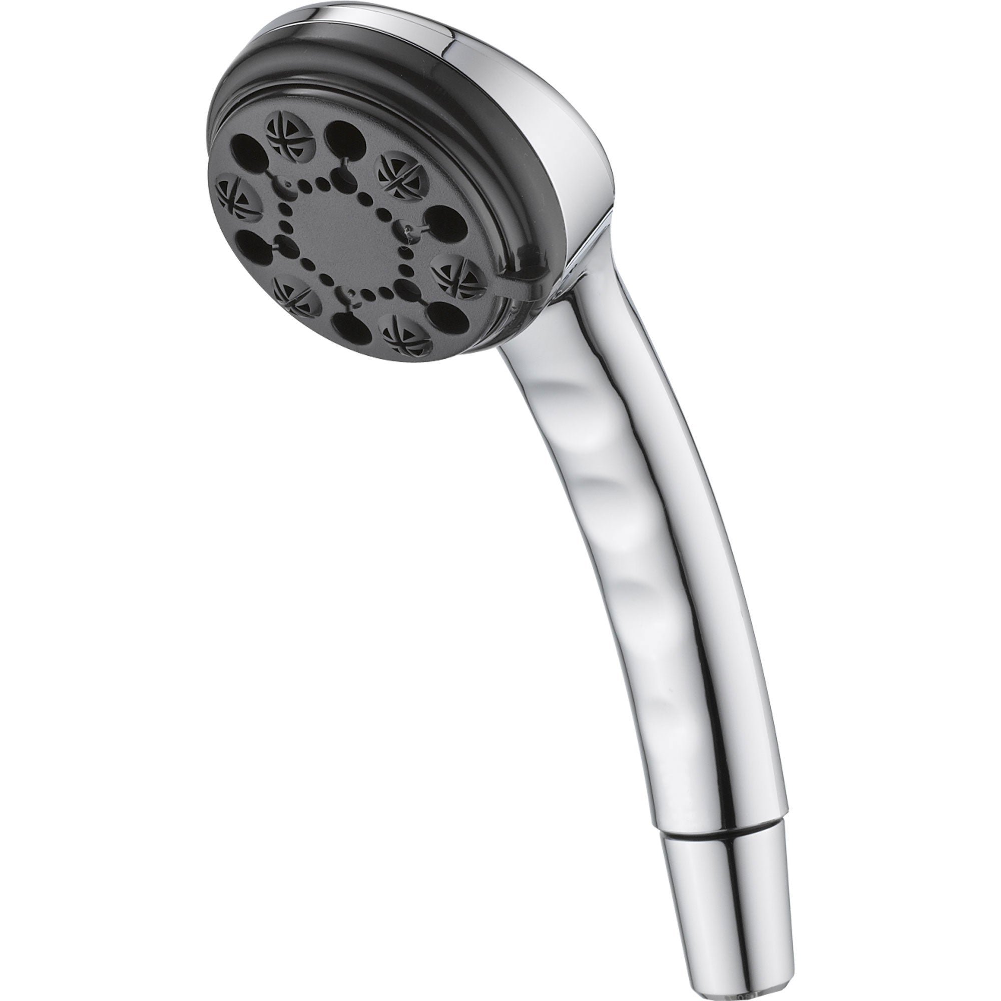 Delta 4-Spray Handheld Showerhead with Chrome & Black Finish - 561275 - Perfect for Bathroom Renovation & Spa-Like Shower Experience