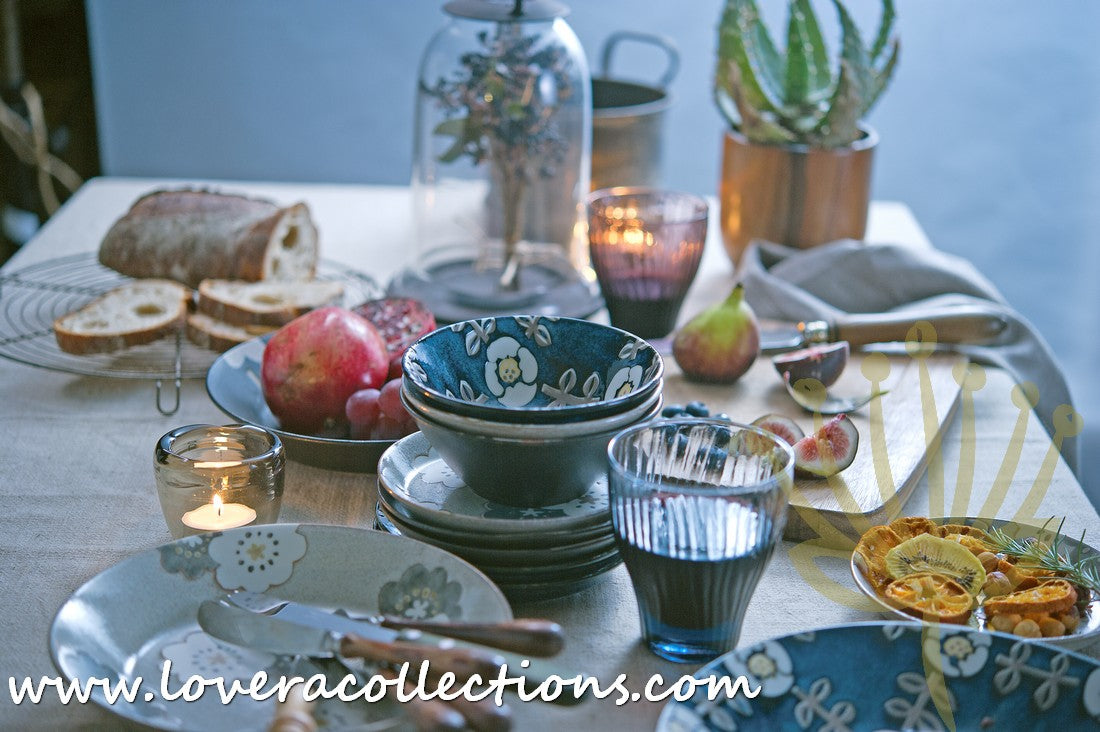 Aito Japan Nordic Floral Dinnerware Set - 60% Off Sale - Elegant Plates, Bowls & Cups for Home Dining, Wedding Registry & Gift Giving
