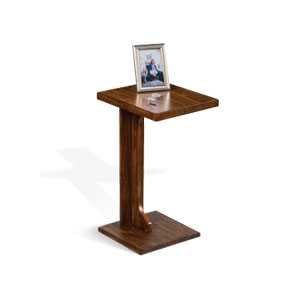 Tuscany Sofa Mate Table - Side Table for Living Room, Couch, Bedroom - End Table with Storage Shelf for Drinks, Books, Remote Control - Perfect for Small Spaces and Home Decor