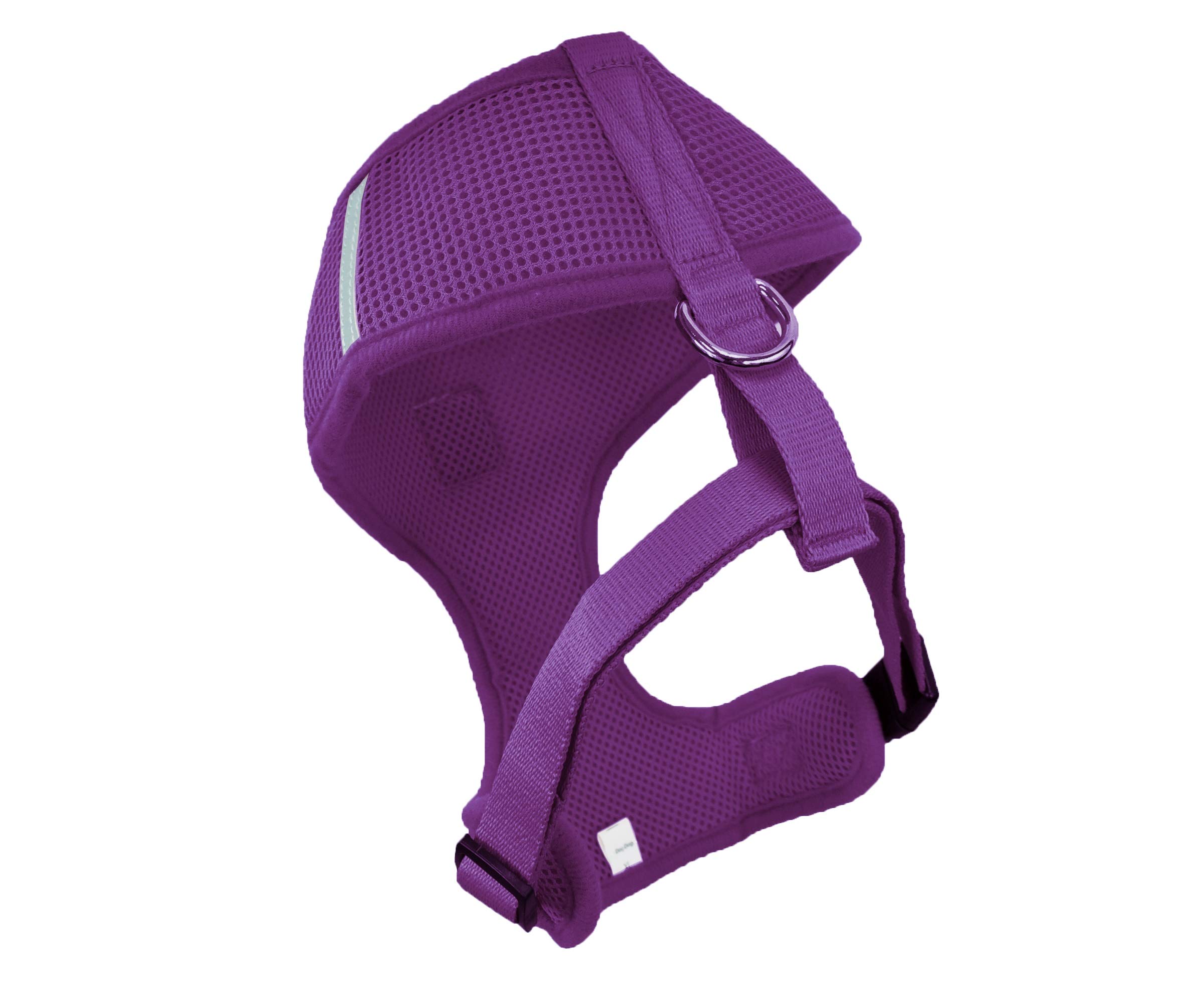 No Pull Dog Harness with Front Clip - Adjustable Reflective Pet Vest for Small Medium Large Dogs - Breathable Comfortable Walking Harness (Small, Purple) - Perfect for Outdoor Adventures & Nighttime Safety