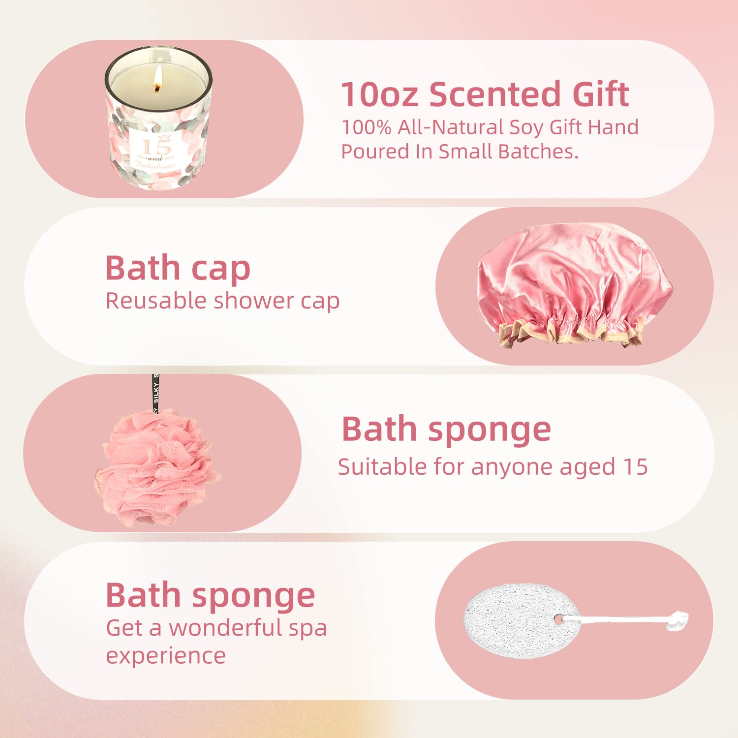 MEANT2TOBE 15th Birthday Gifts for Girls - Personalized 15 Year Old Birthday Present Ideas, Cute 15th Birthday Decorations & Party Supplies, Insulated 15th Birthday Tumblers - Perfect Sweet 16 Party, Quinceañera Celebration & Teen Gift for Daughter