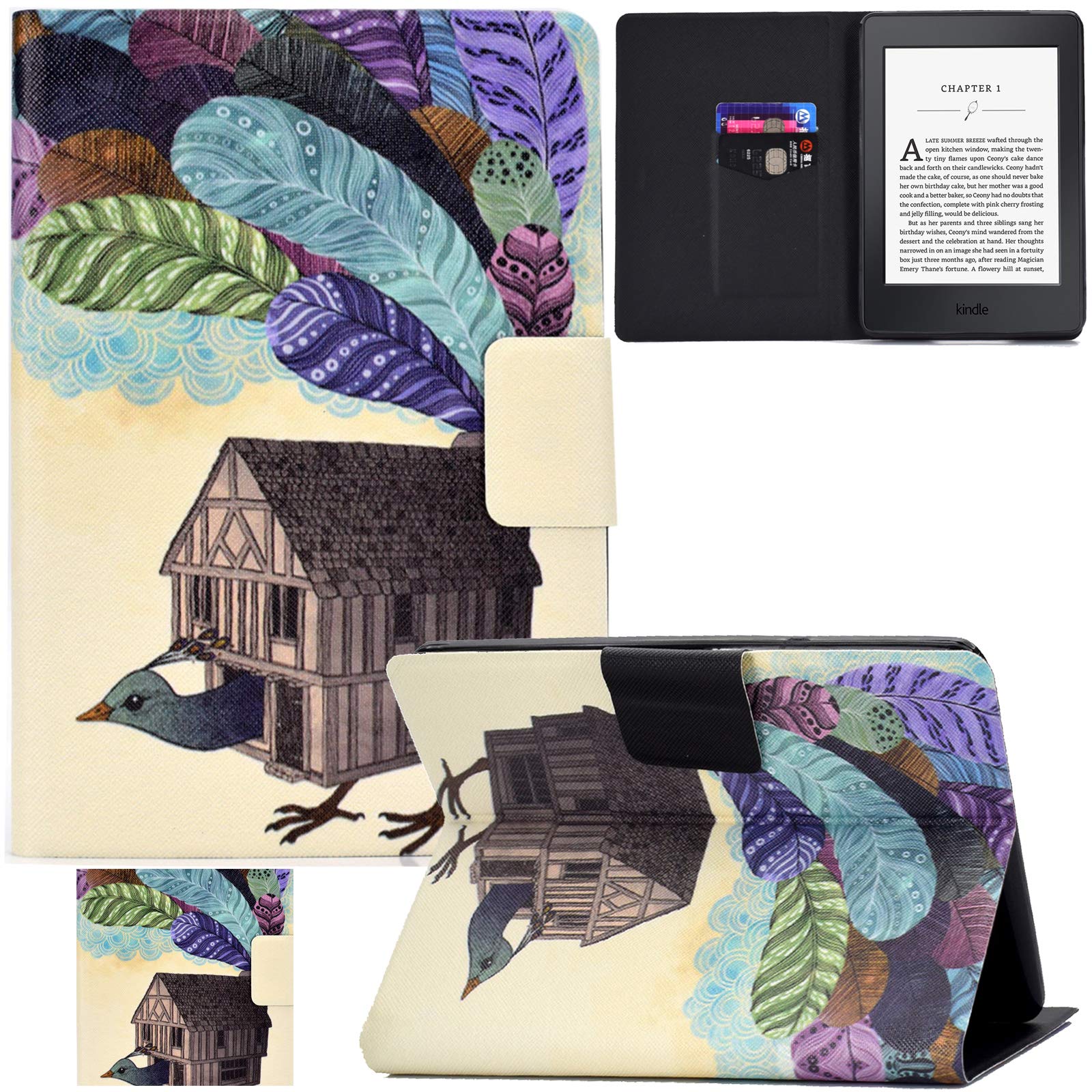 Premium Lightweight Slim Folio Case for Kindle Paperwhite 6